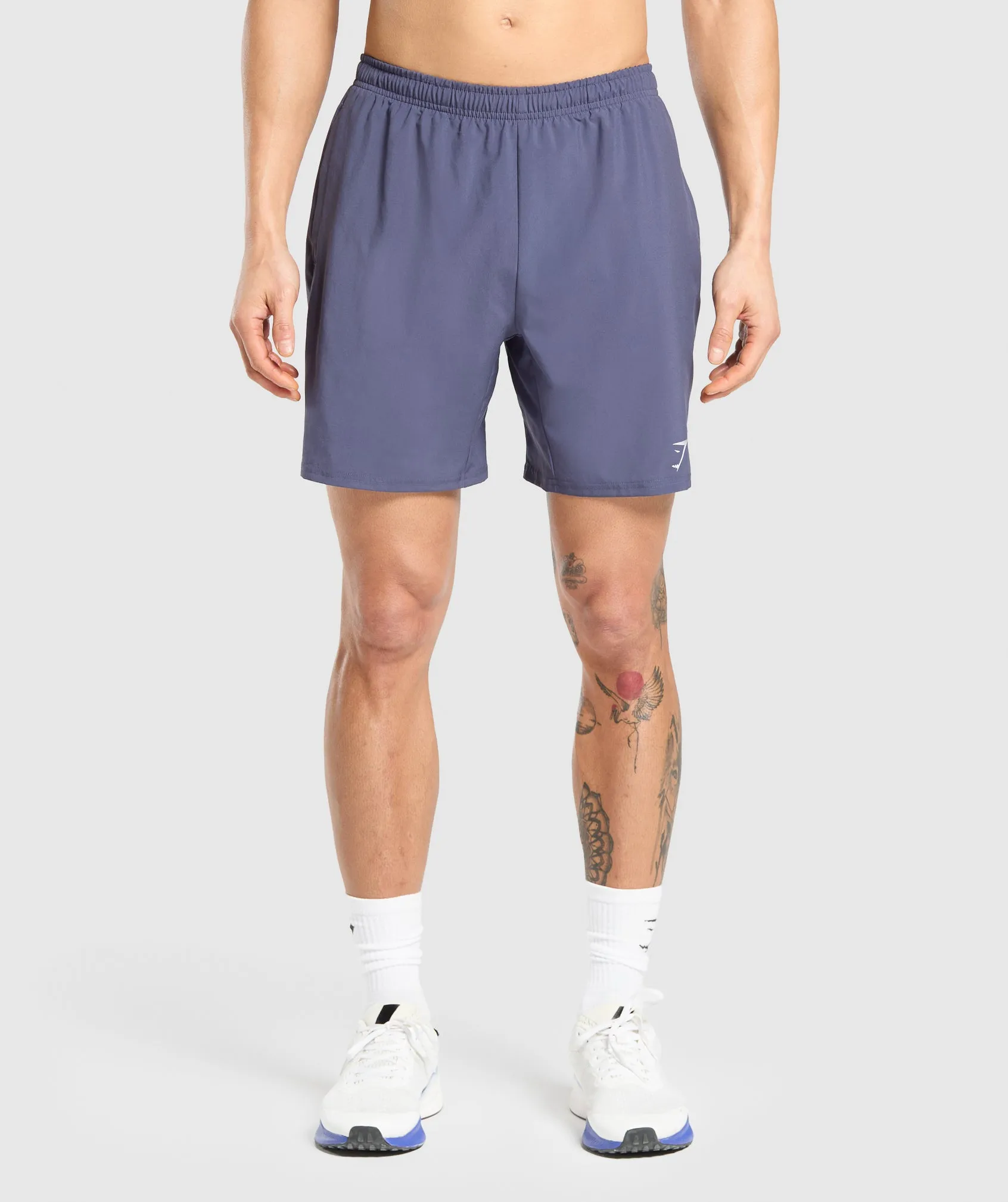 Gymshark Arrival 7" Shorts - Weighted Purple sold by Gymshark