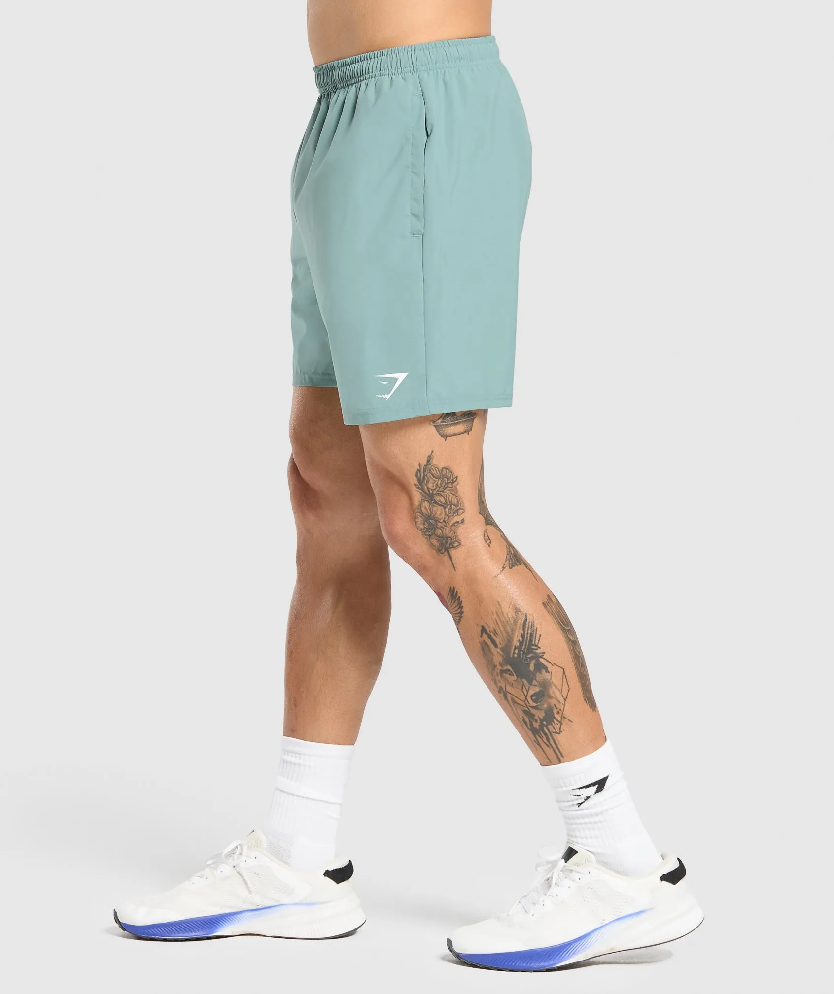 Gymshark Arrival 7" Shorts - Celeste Blue sold by Gymshark product image thumbnail 2