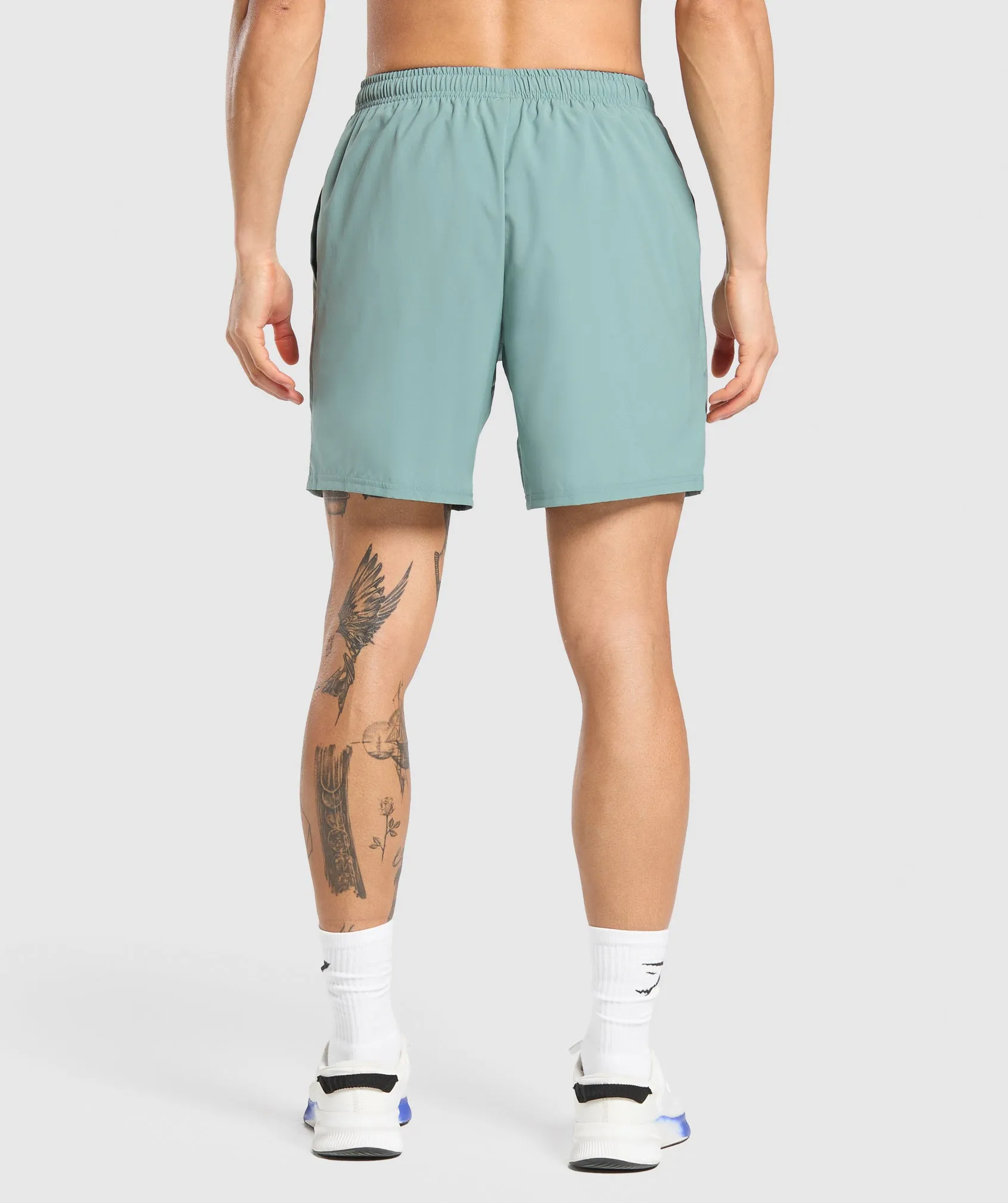 Gymshark Arrival 7" Shorts - Celeste Blue sold by Gymshark product image thumbnail 4