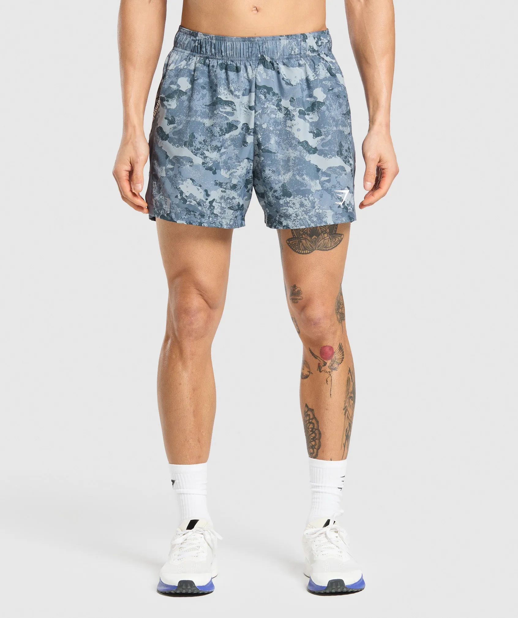 Gymshark Sport 5" Shorts - Denim Grey/Iron Blue sold by Gymshark
