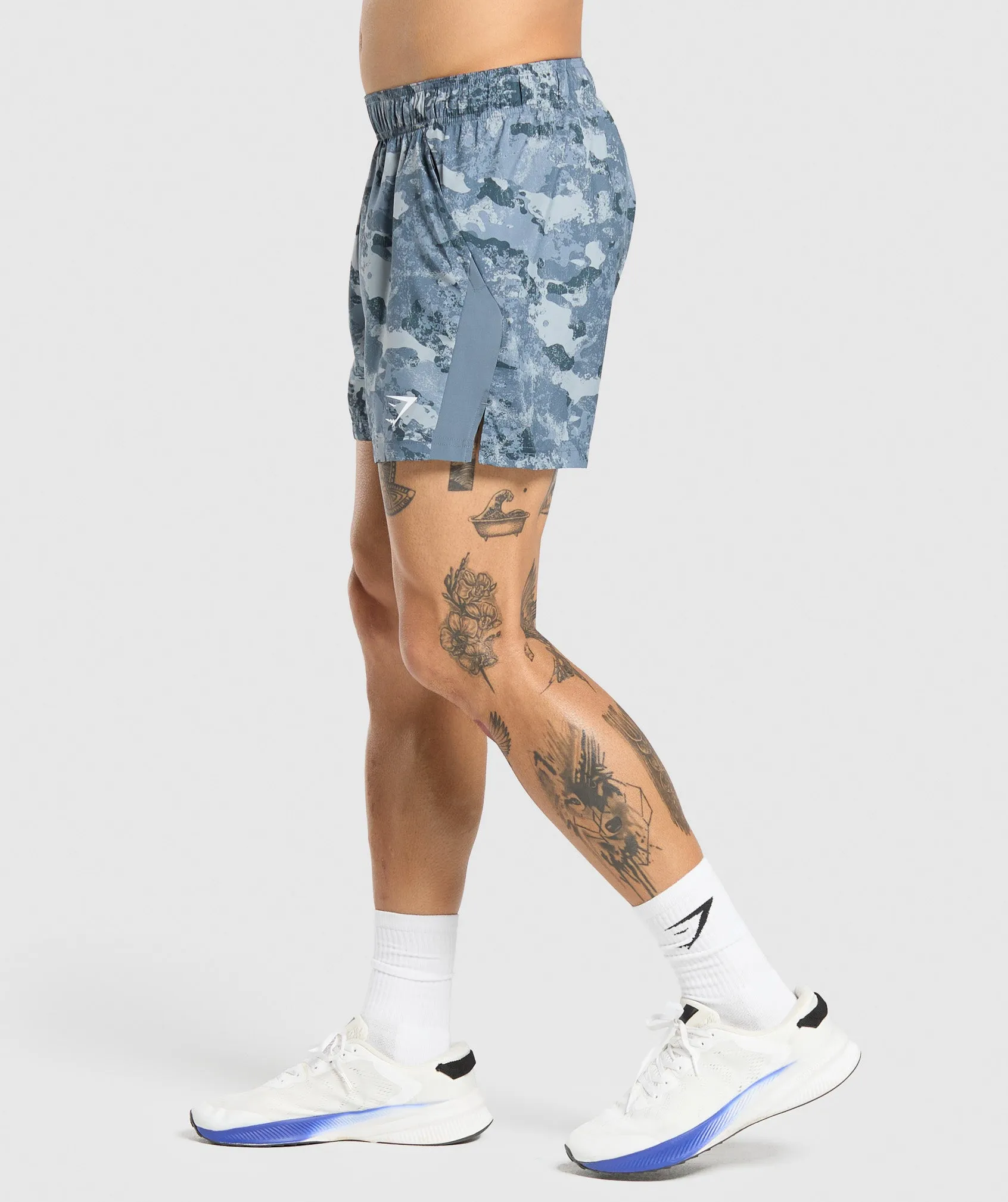 Gymshark Sport 5" Shorts - Denim Grey/Iron Blue sold by Gymshark product image thumbnail 3
