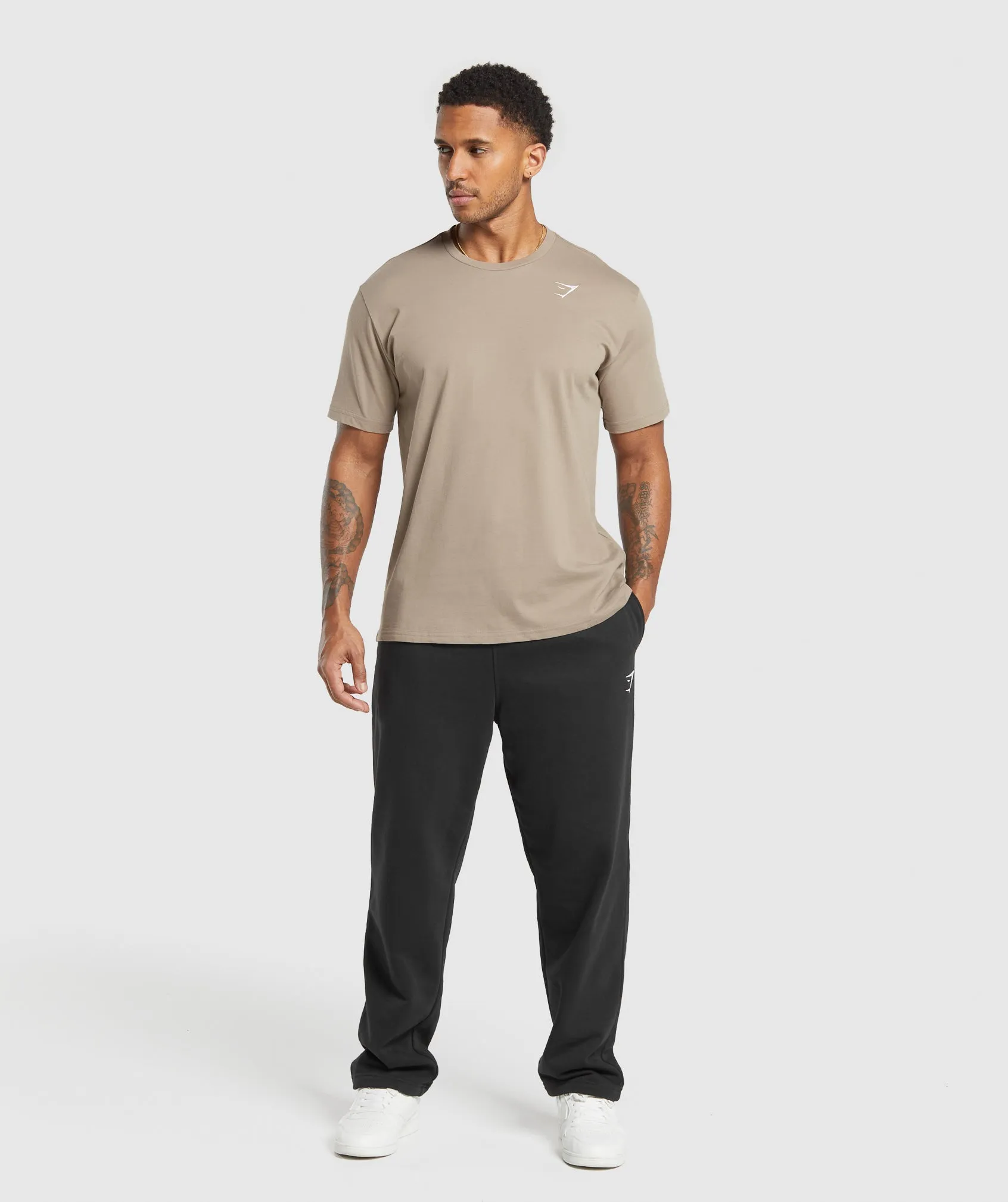 Gymshark Crest T-Shirt - Lifestyle Brown sold by Gymshark product image thumbnail 5