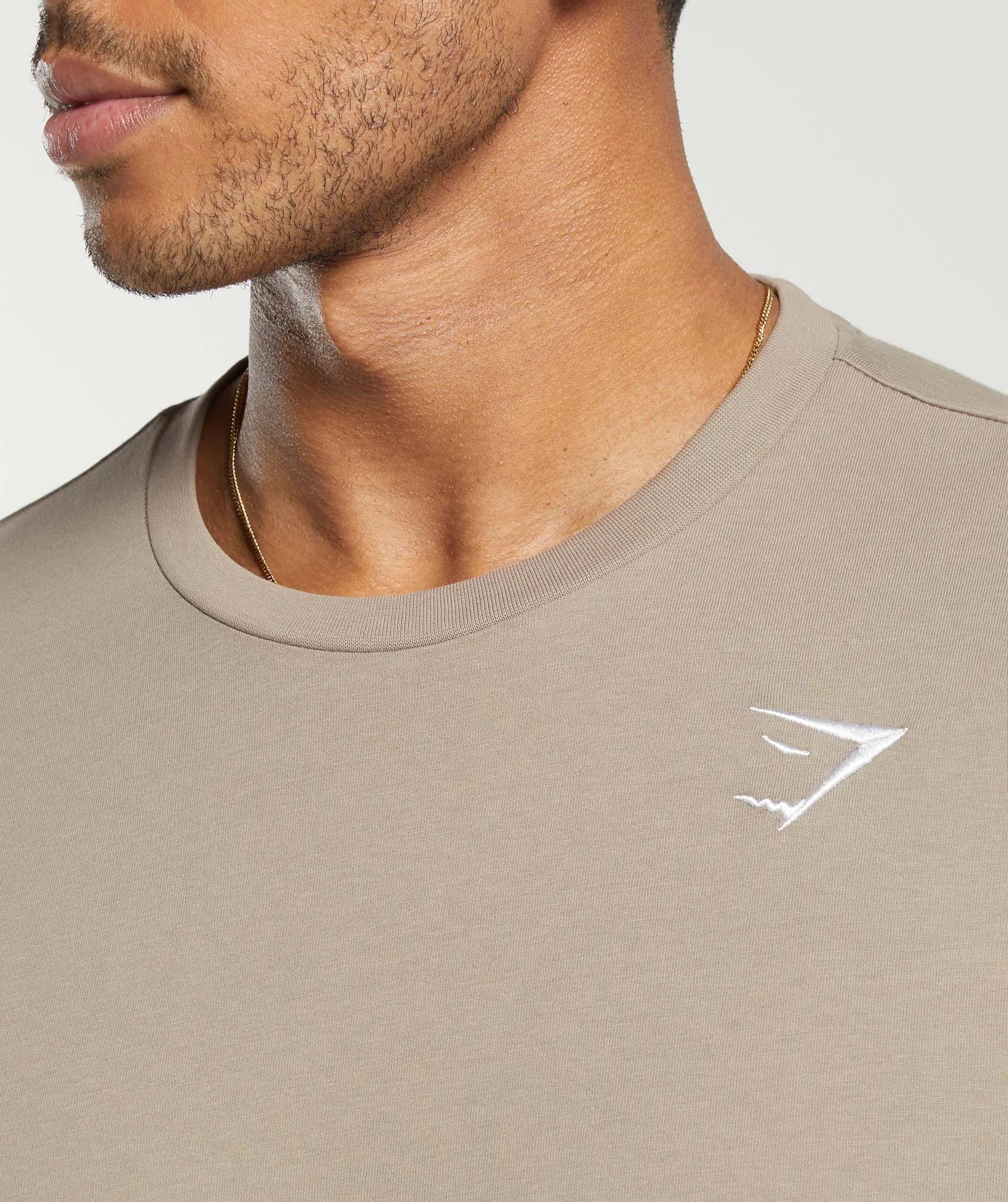 Gymshark Crest T-Shirt - Lifestyle Brown sold by Gymshark product image thumbnail 4