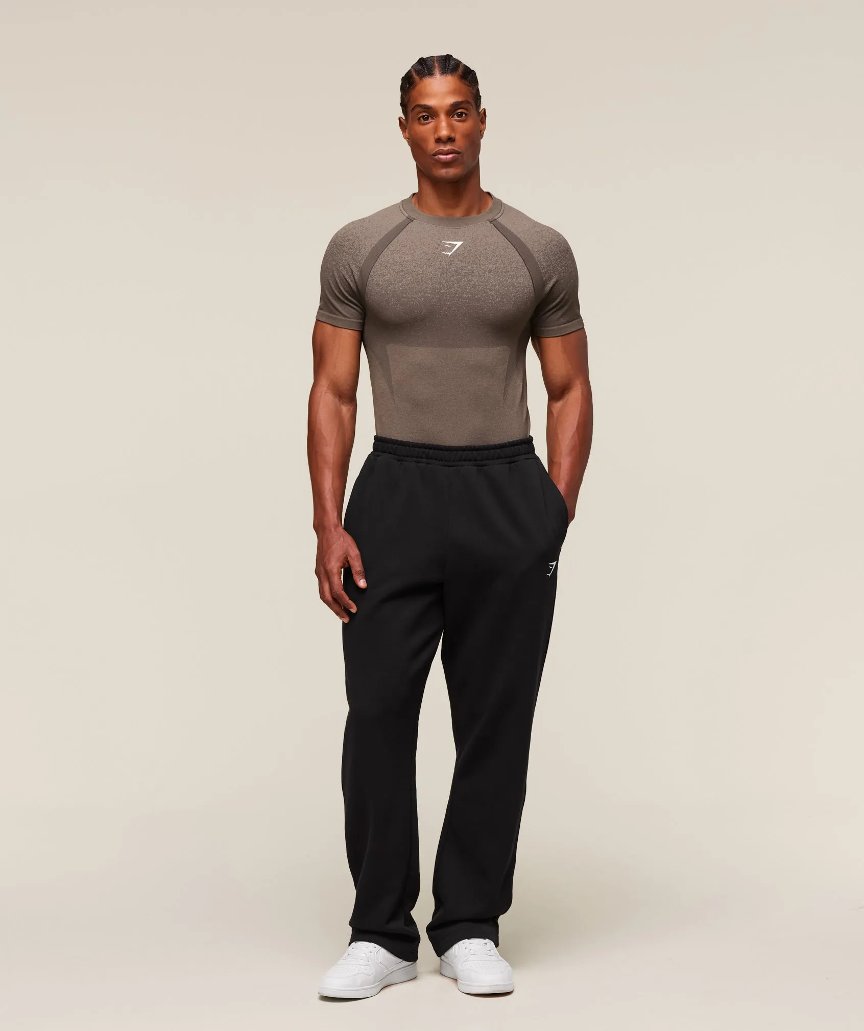 Gymshark Shadow Seamless T Shirt - Camo Brown sold by Gymshark product image thumbnail 4