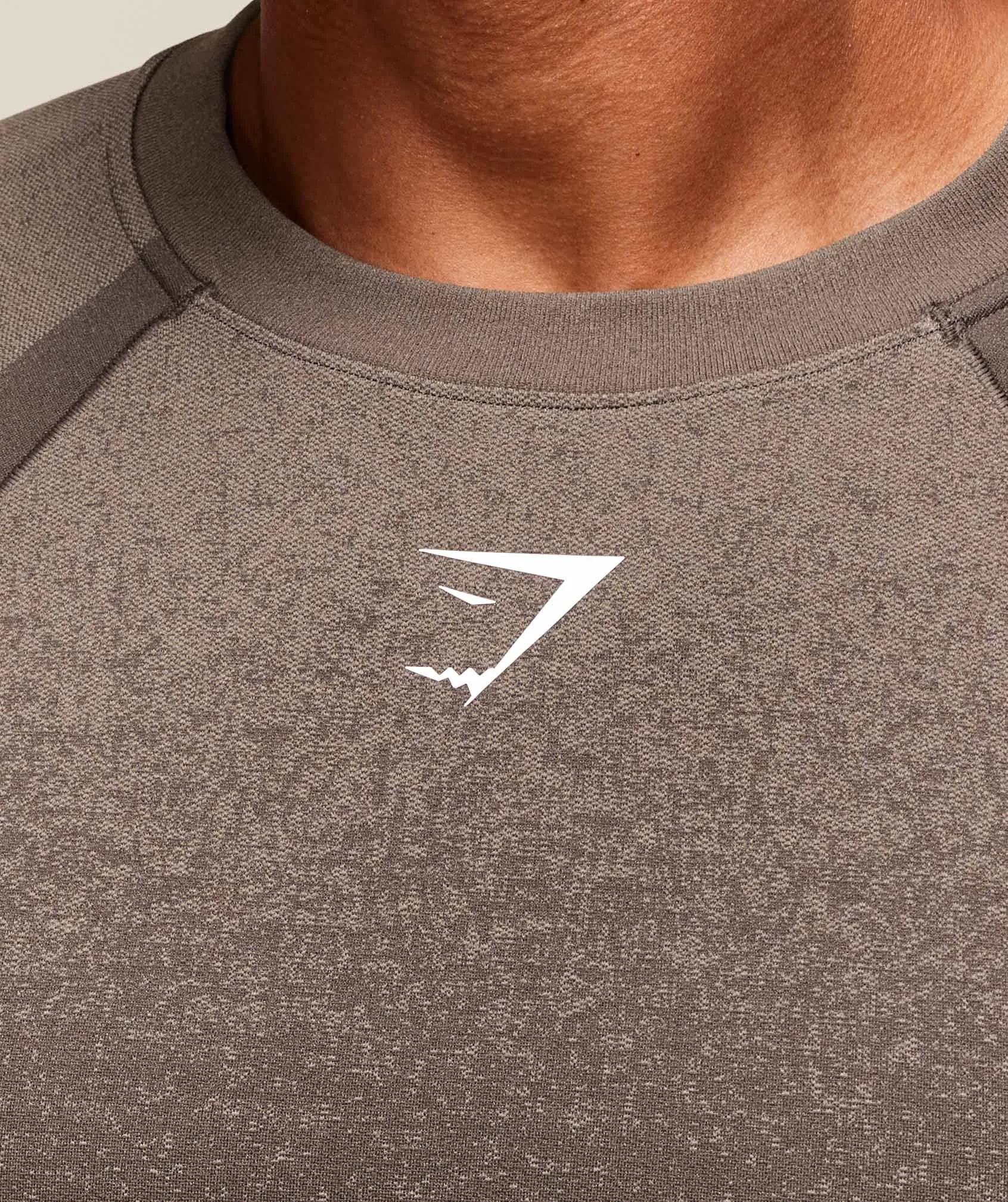 Gymshark Shadow Seamless T Shirt - Camo Brown sold by Gymshark product image thumbnail 5