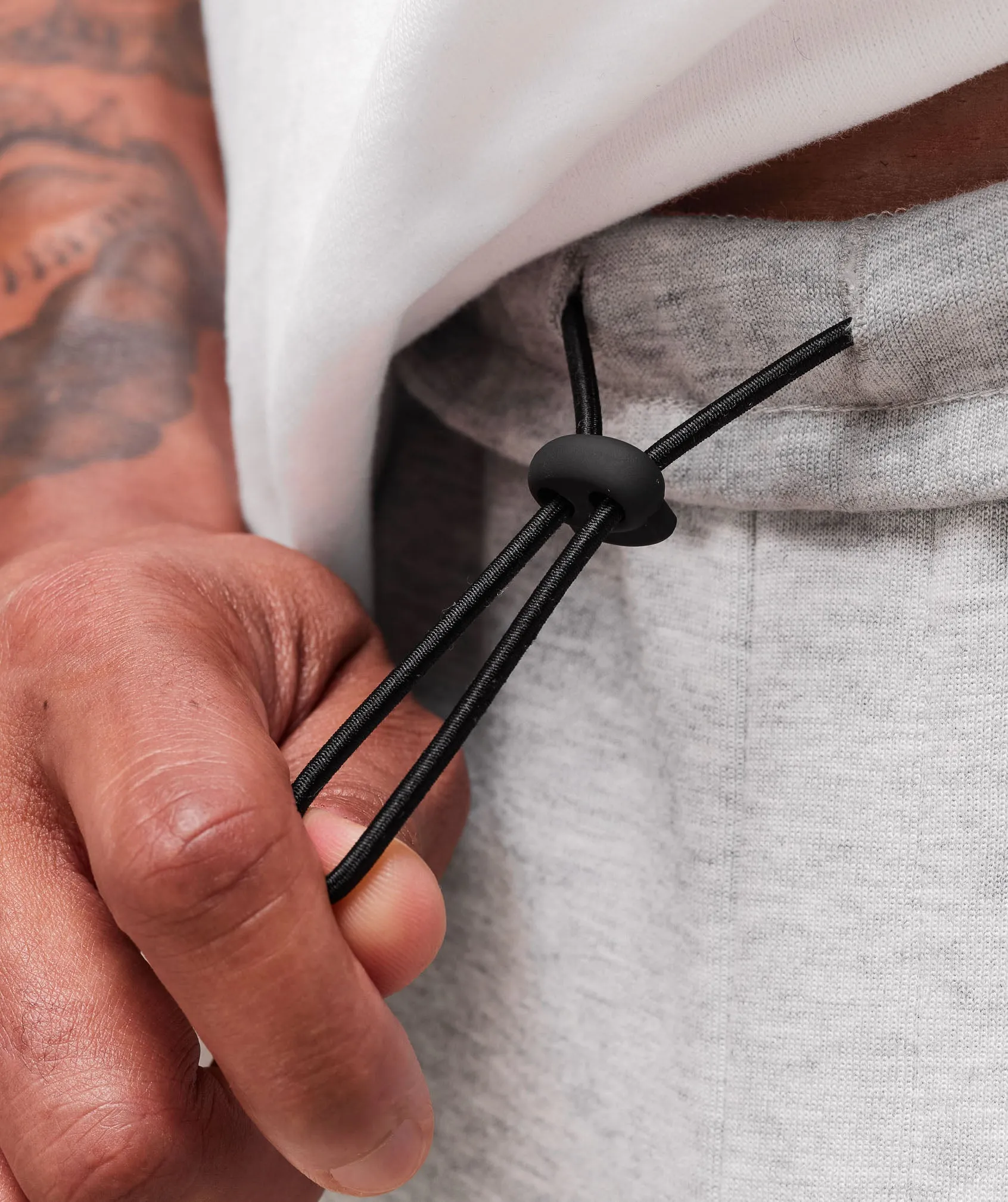 Gymshark Interlock Tech Joggers - Light Grey Core Marl sold by Gymshark product image thumbnail 5