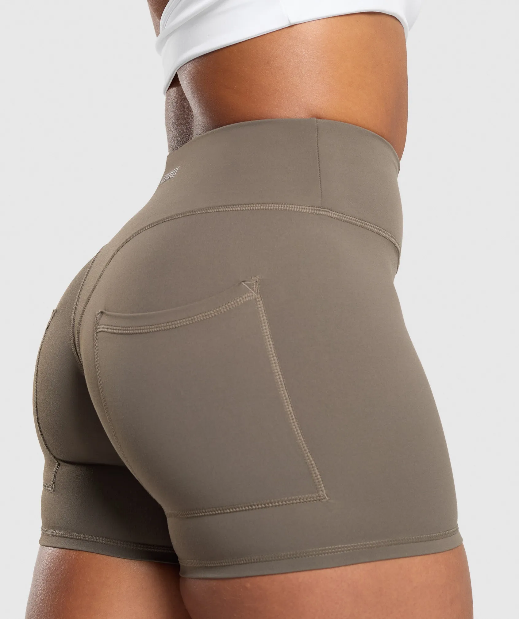 Gymshark Superset Pocket Shorts - Camo Brown sold by Gymshark product image thumbnail 5