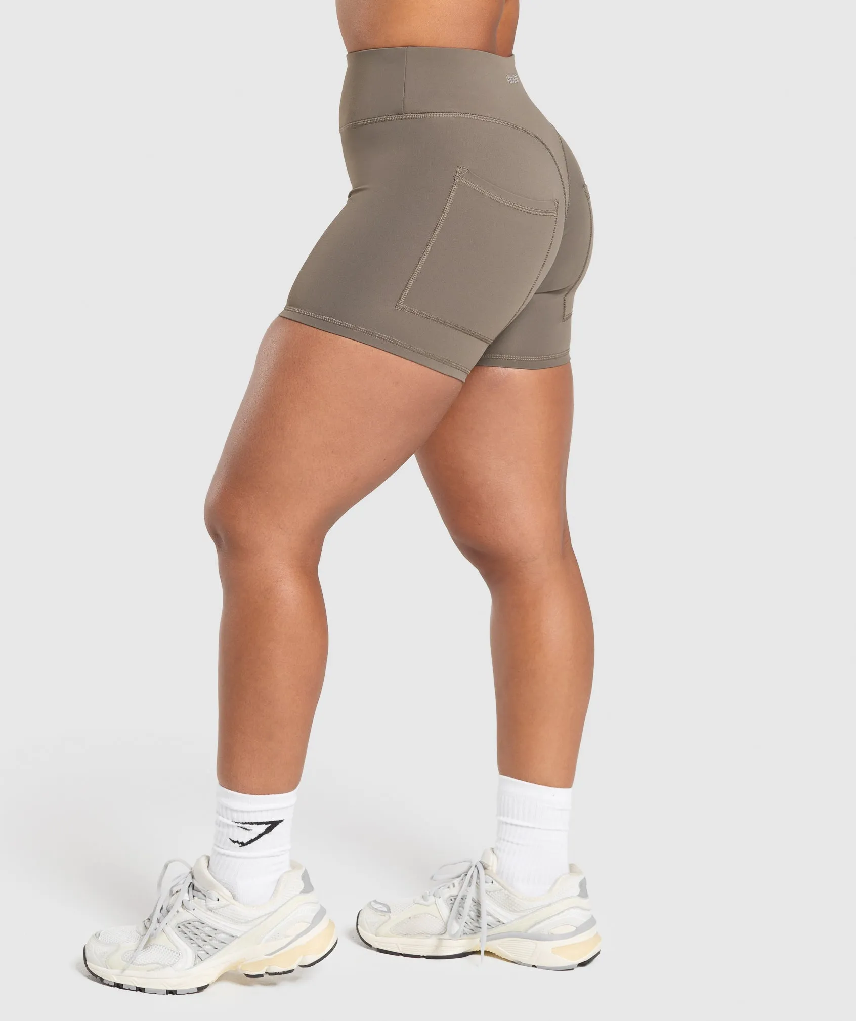 Gymshark Superset Pocket Shorts - Camo Brown sold by Gymshark product image thumbnail 3