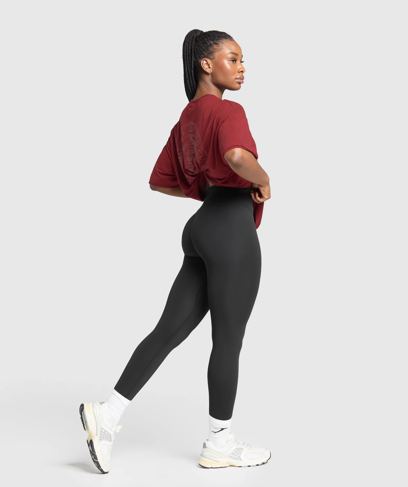 Gymshark Superset Graphic T-shirt - Sets Red sold by Gymshark product image thumbnail 4