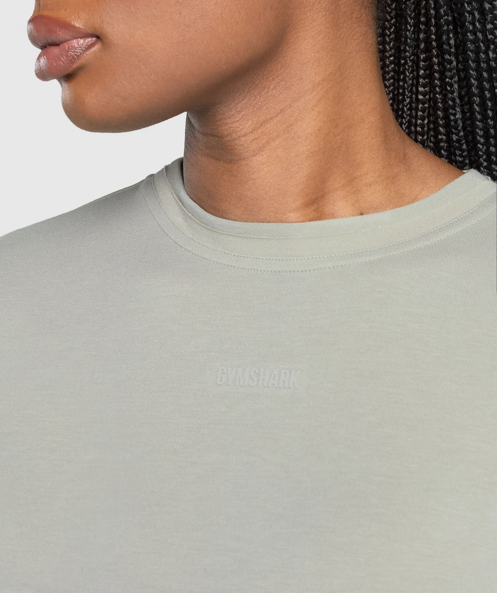 Gymshark Superset Graphic T-shirt - Stone Grey sold by Gymshark product image thumbnail 5