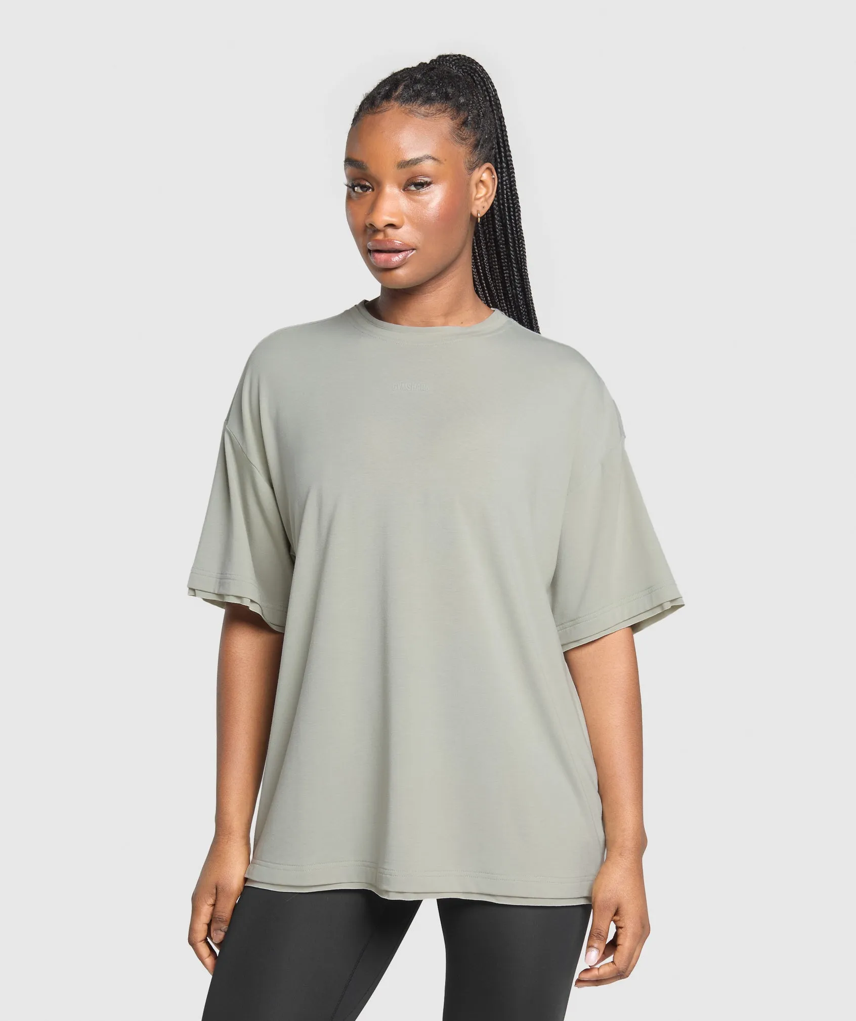 Gymshark Superset Graphic T-shirt - Stone Grey sold by Gymshark product image thumbnail 2