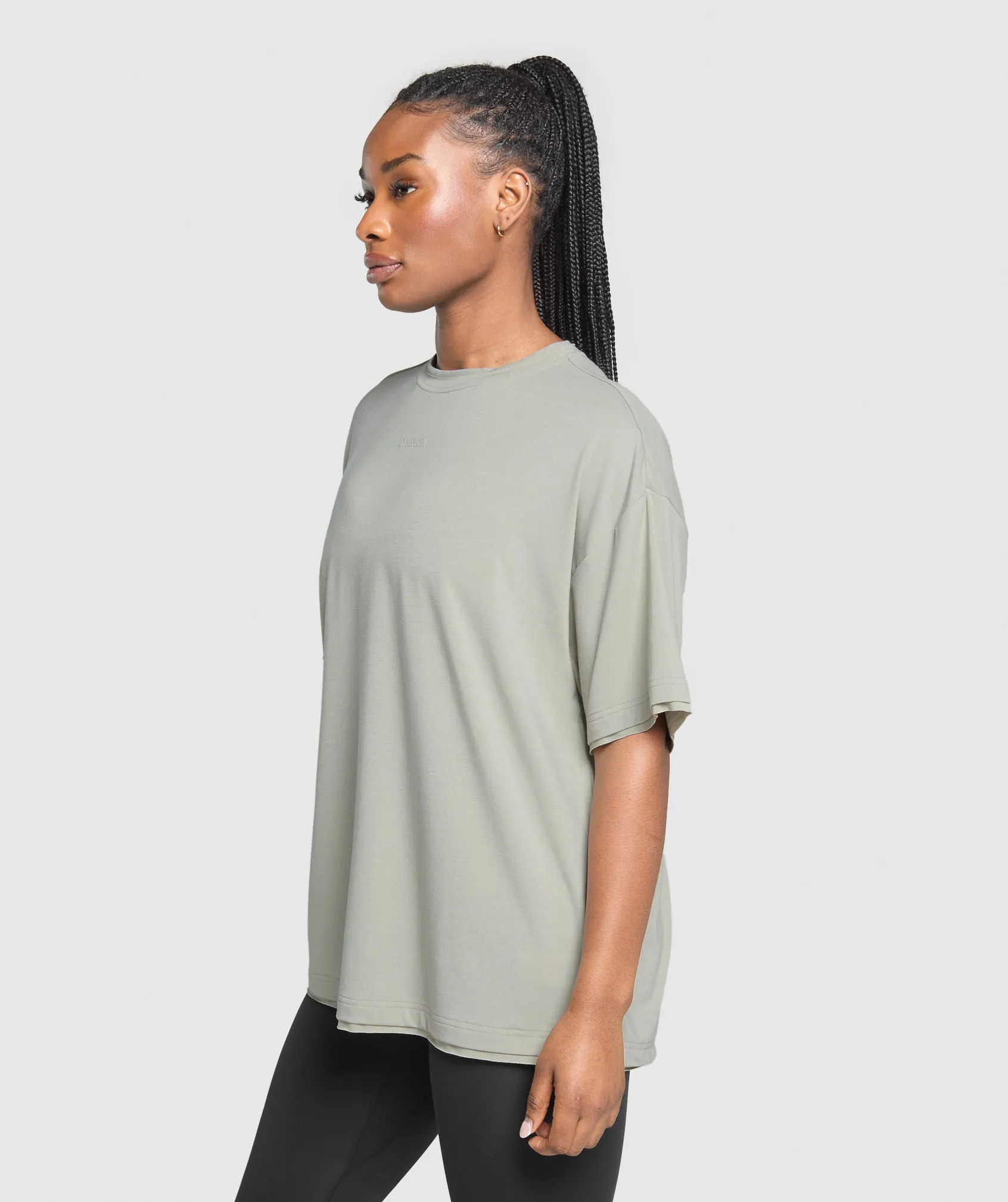 Gymshark Superset Graphic T-shirt - Stone Grey sold by Gymshark product image thumbnail 3