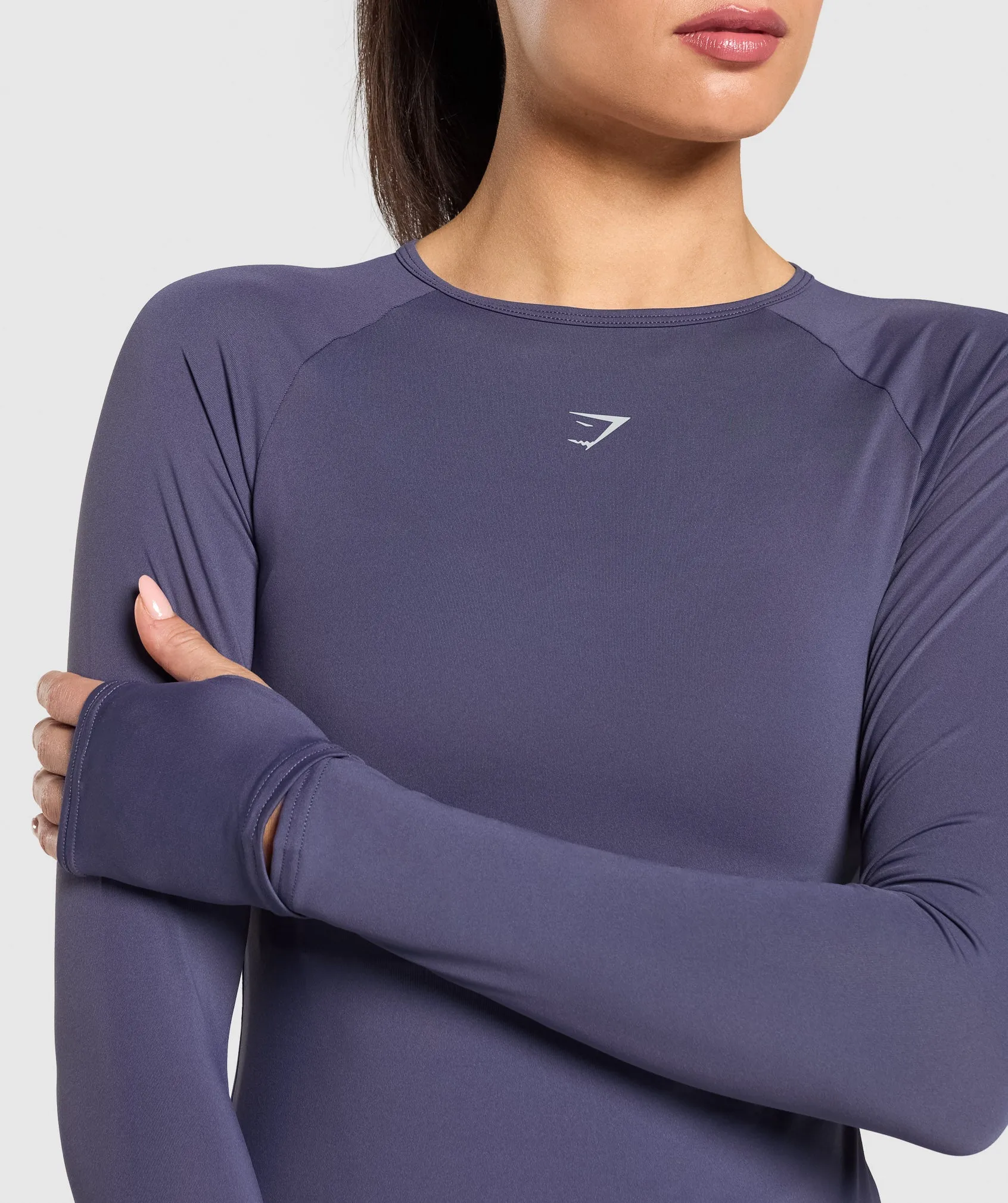 Gymshark Running Long Sleeve Top - Weighted Purple sold by Gymshark product image thumbnail 5