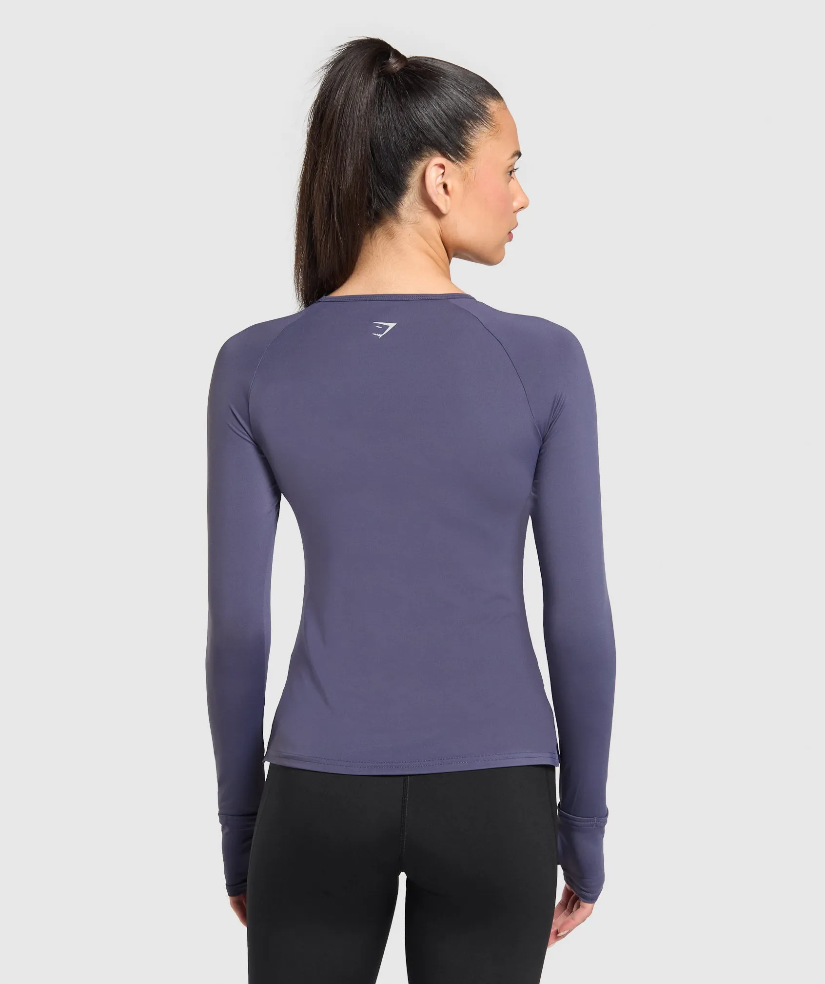 Gymshark Running Long Sleeve Top - Weighted Purple sold by Gymshark product image thumbnail 3
