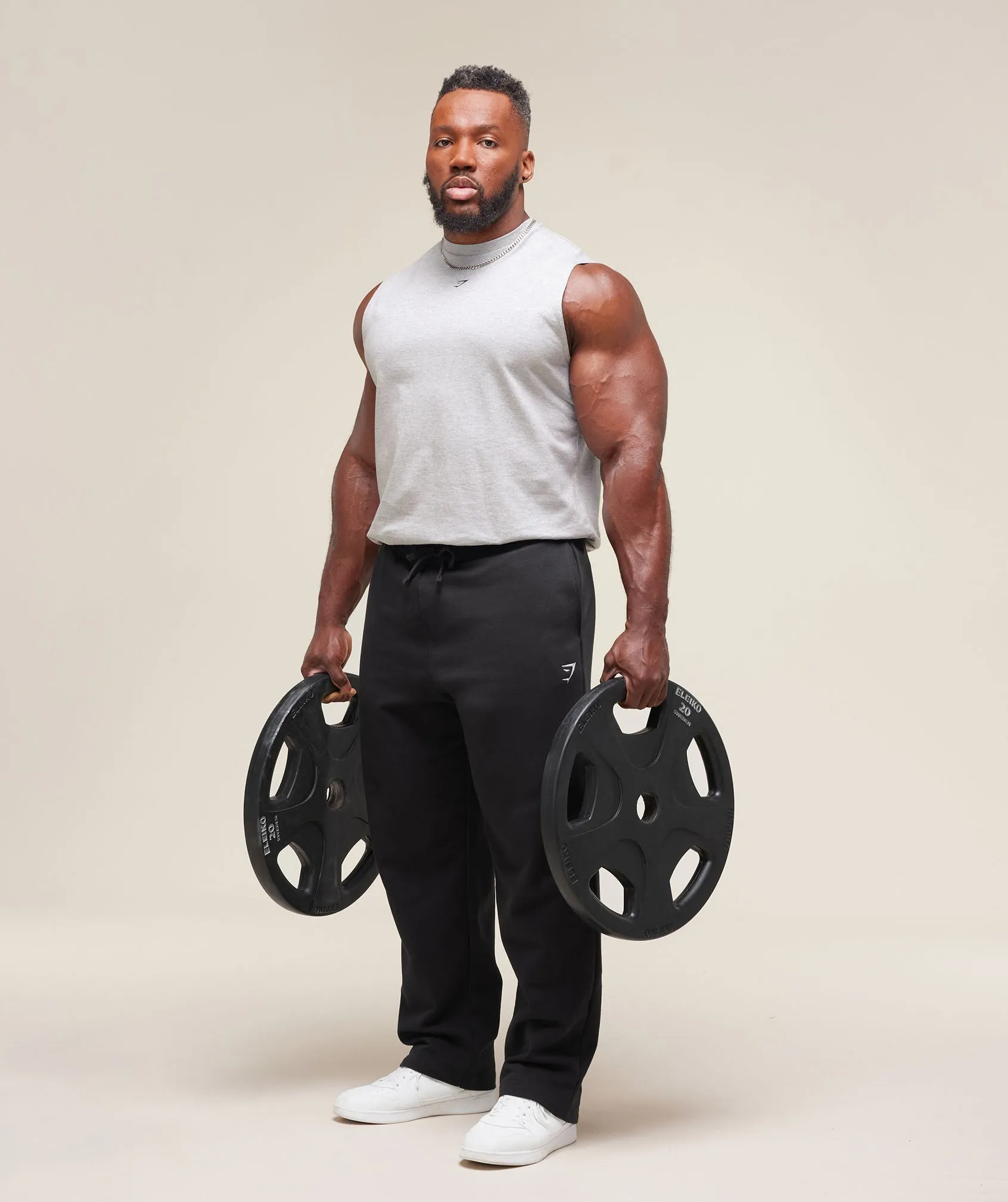 Gymshark Heavy Duty Tank - Light Grey Core Marl sold by Gymshark product image thumbnail 4