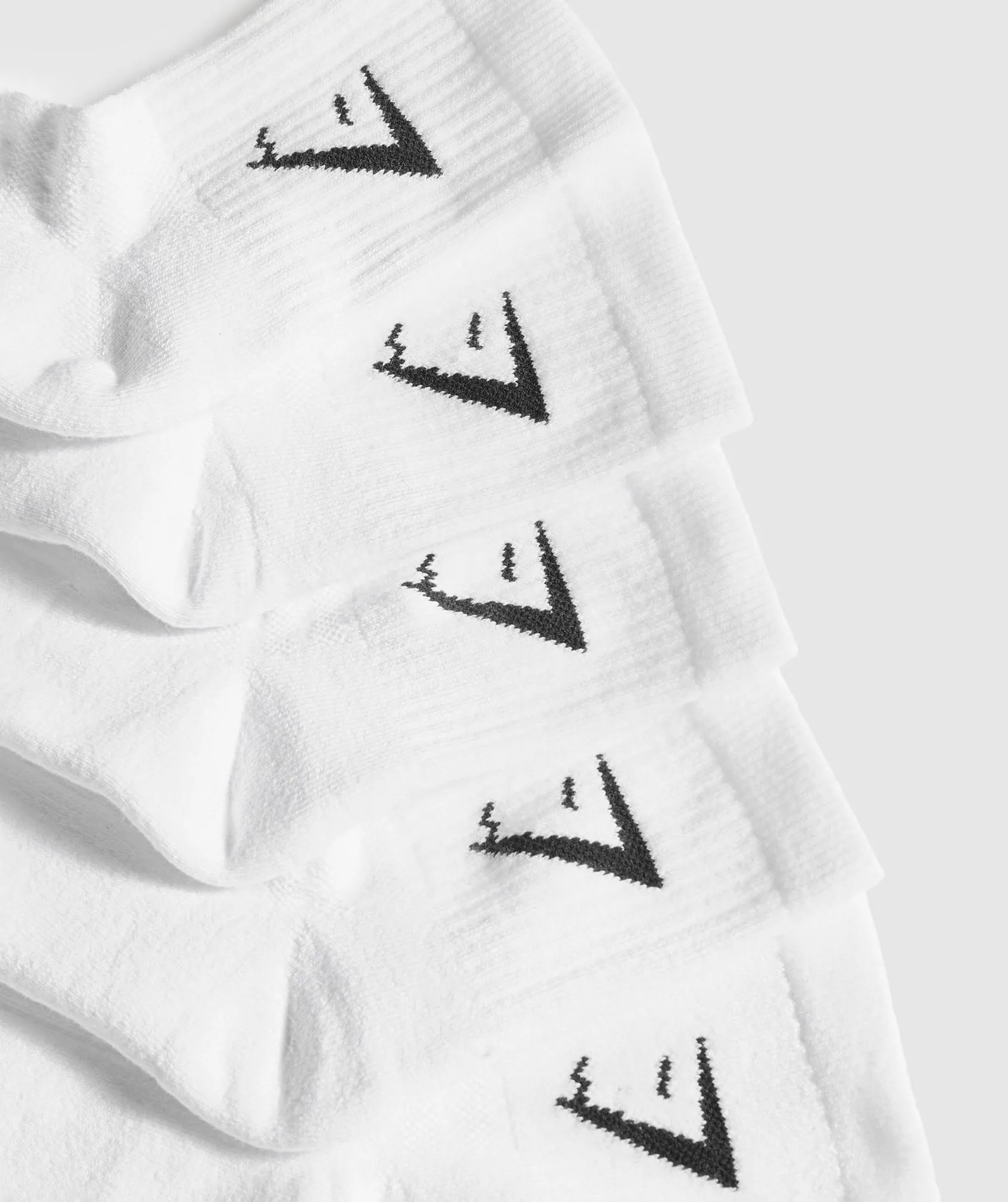 Gymshark Midi Socks 5pk - White sold by Gymshark product image thumbnail 2