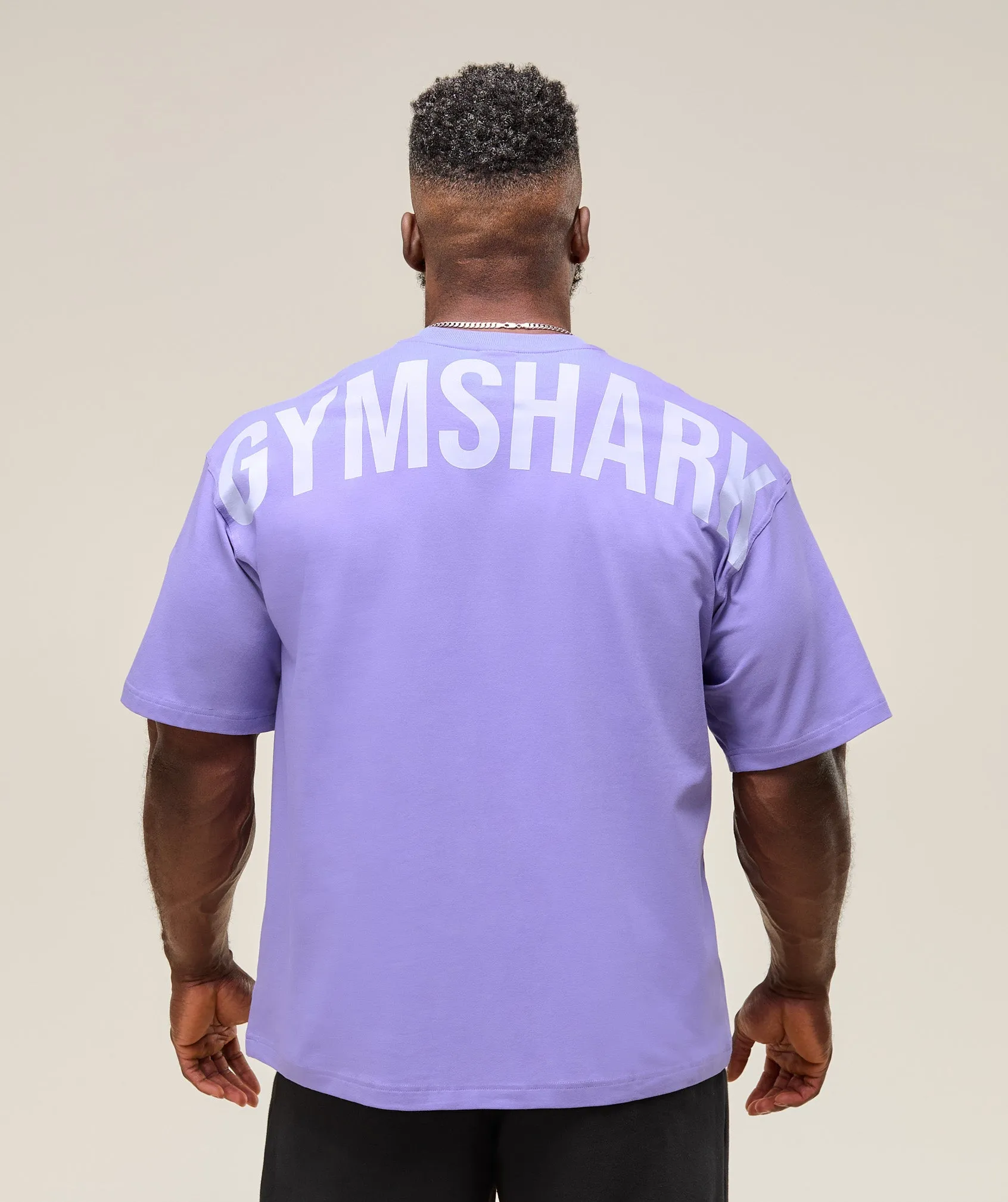 Gymshark Power T-Shirt - Record Purple sold by Gymshark product image thumbnail 5