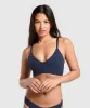 Gymshark Seamless V Neck Bralette - Heavy Blue sold by Gymshark
