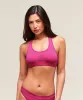 Gymshark Deadlift Graphic Cotton Bralette - Winning Pink sold by Gymshark
