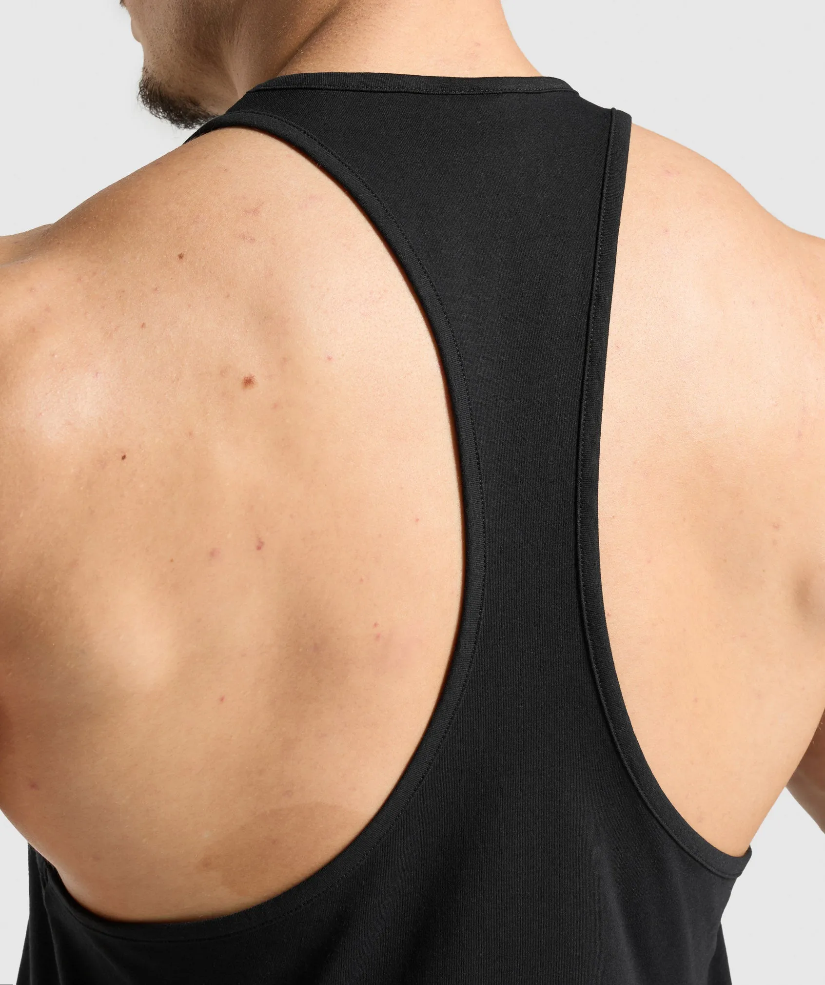 Gymshark Critical Stringer - Black sold by Gymshark product image thumbnail 4