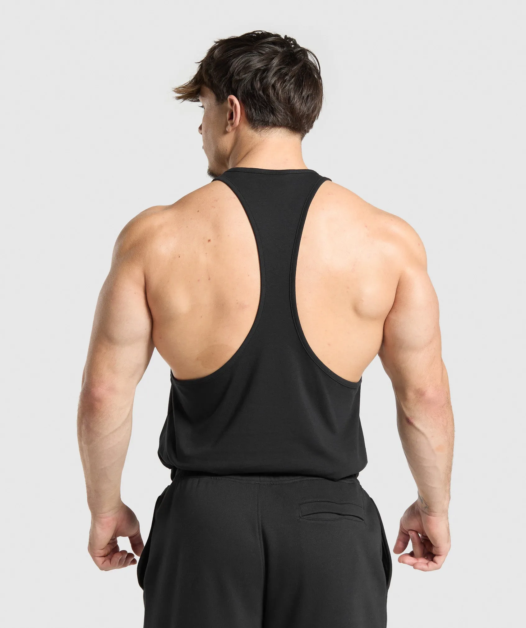 Gymshark Critical Stringer - Black sold by Gymshark product image thumbnail 3