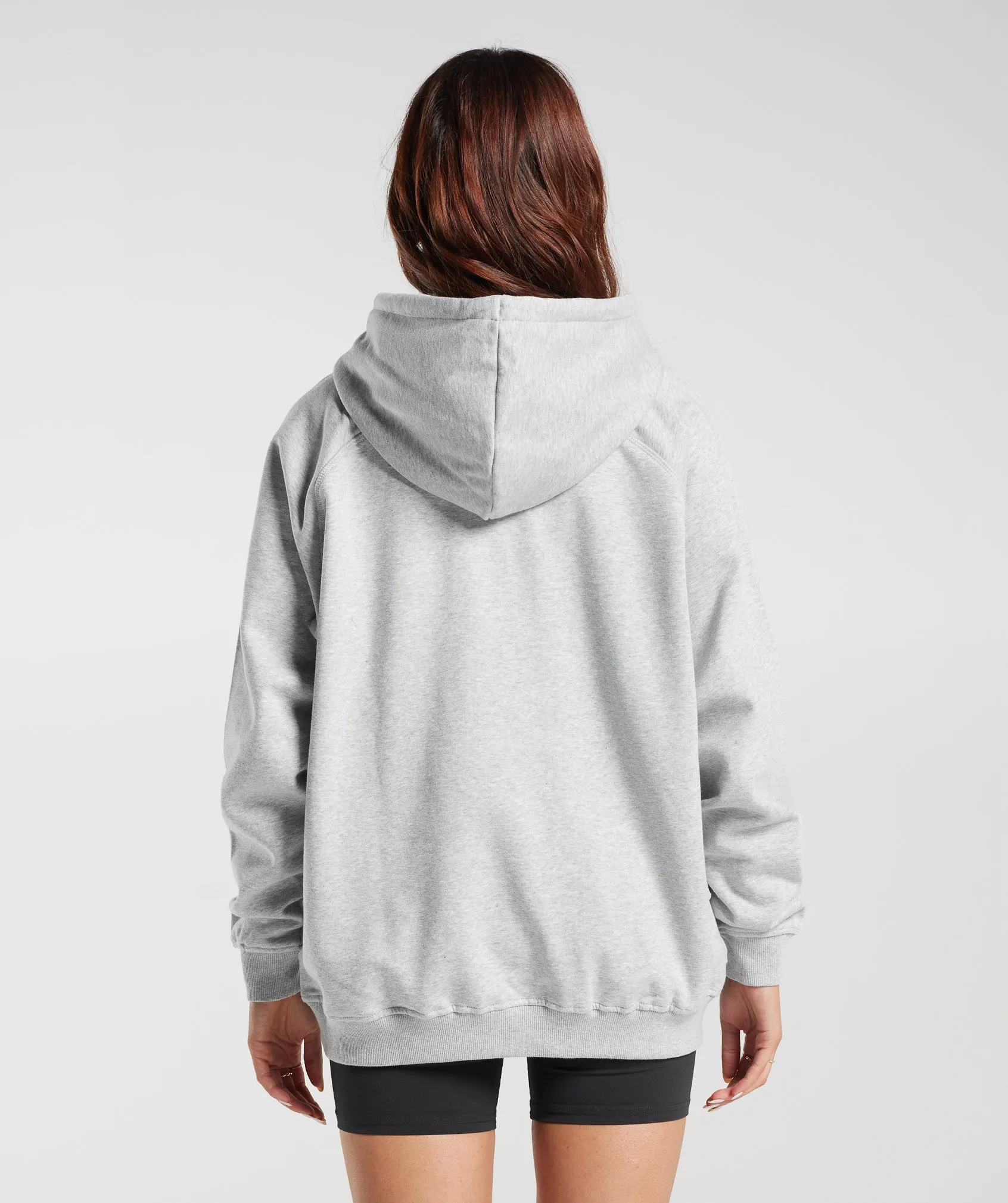 Gymshark Training Oversized Fleece Hoodie - Light Grey Marl sold by Gymshark product image thumbnail 2