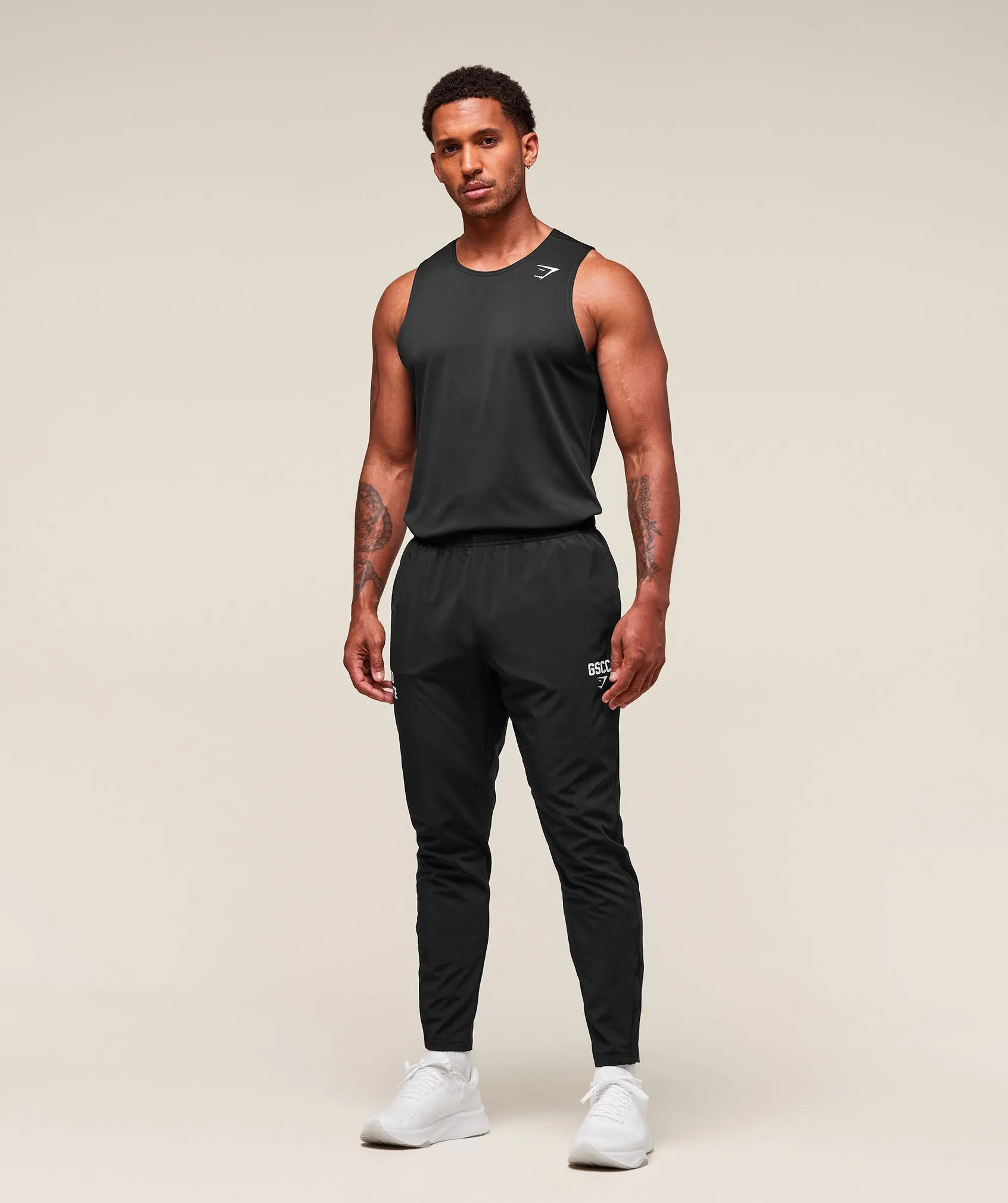 Gymshark Hybrid Athlete Woven Joggers - Black sold by Gymshark product image thumbnail 3