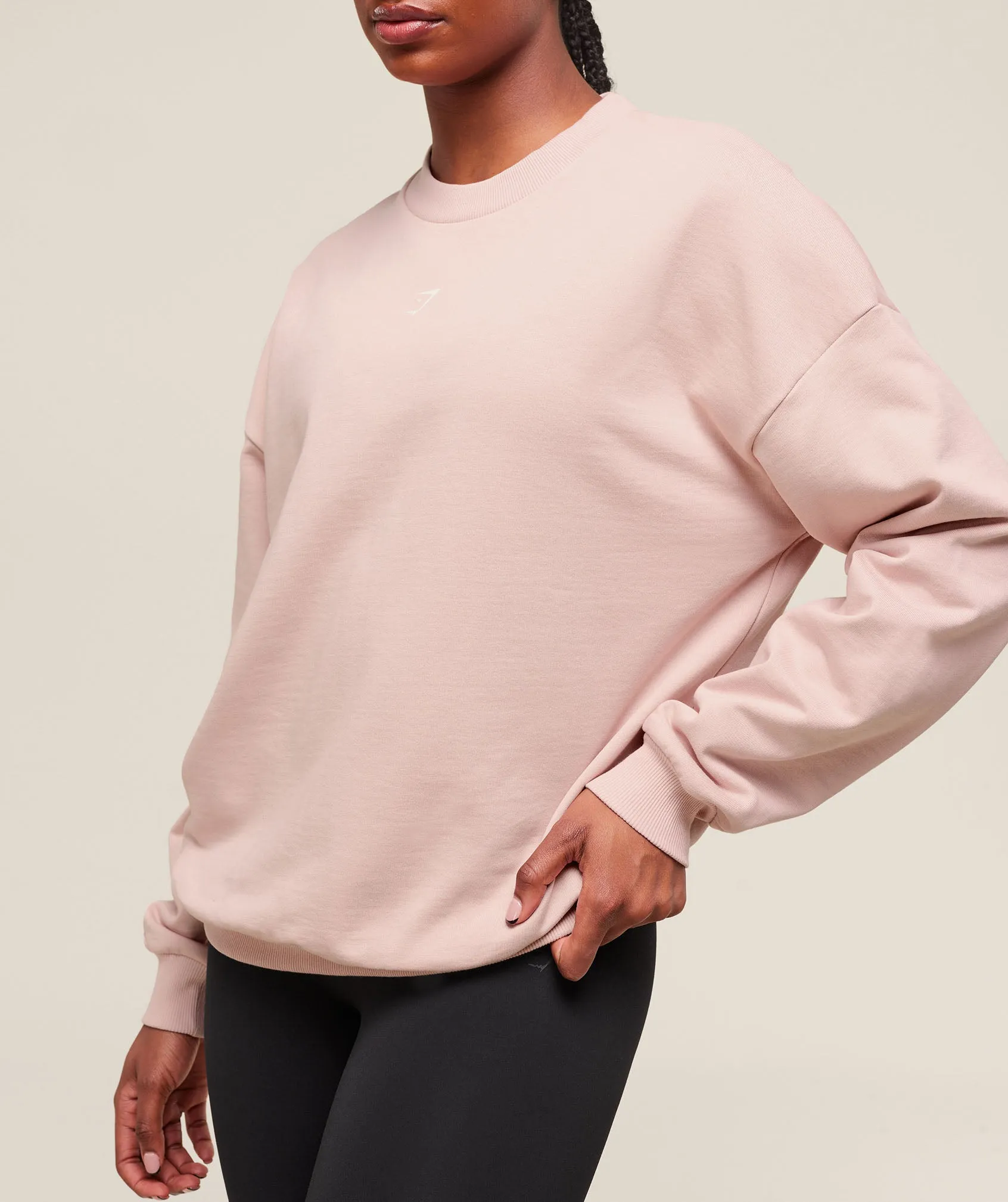 Gymshark Cherry Graphic Oversized Sweatshirt - Lift Pink sold by Gymshark product image thumbnail 5