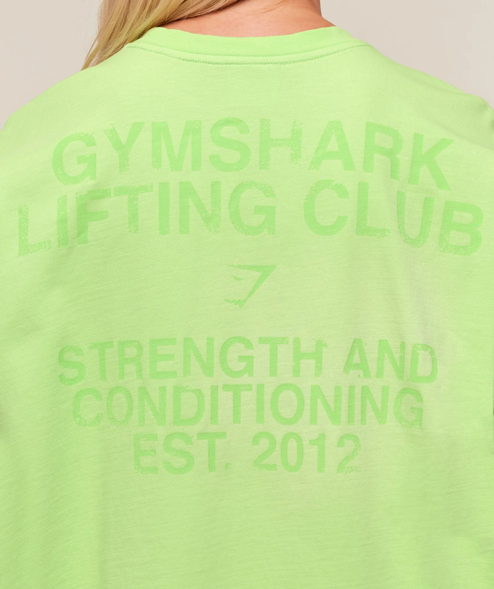 Gymshark Summer Tie-Dye Graphic Oversized T-Shirt - Energy Gelato Green/Wash sold by Gymshark product image thumbnail 4