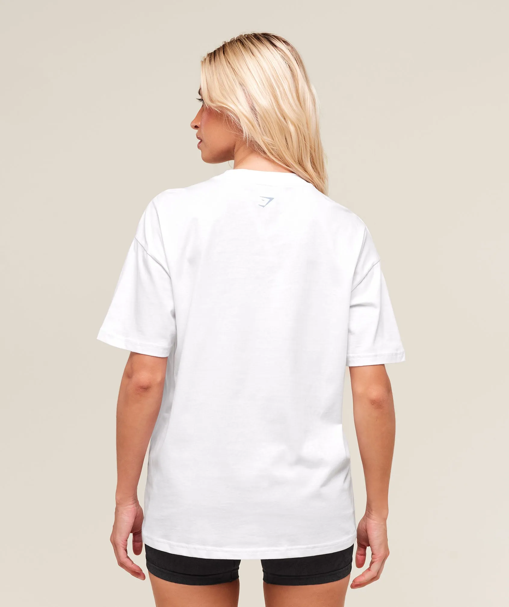 Gymshark Collegiate Graphic T-Shirt - White sold by Gymshark product image thumbnail 2