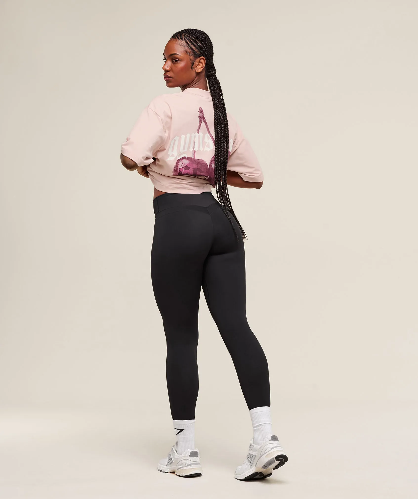 Gymshark Cherry Graphic Oversized T-Shirt - Lift Pink sold by Gymshark product image thumbnail 3