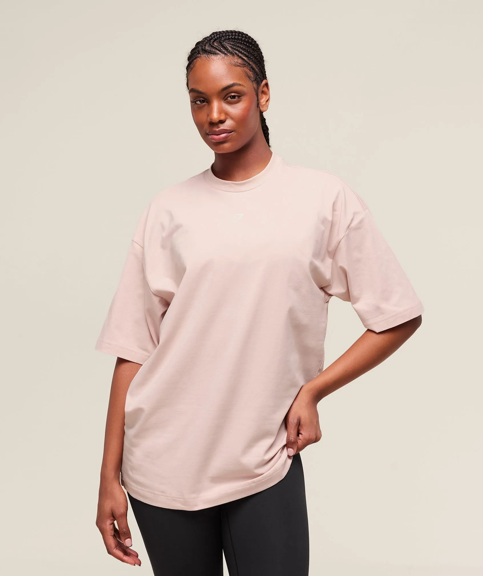 Gymshark Cherry Graphic Oversized T-Shirt - Lift Pink sold by Gymshark product image thumbnail 2