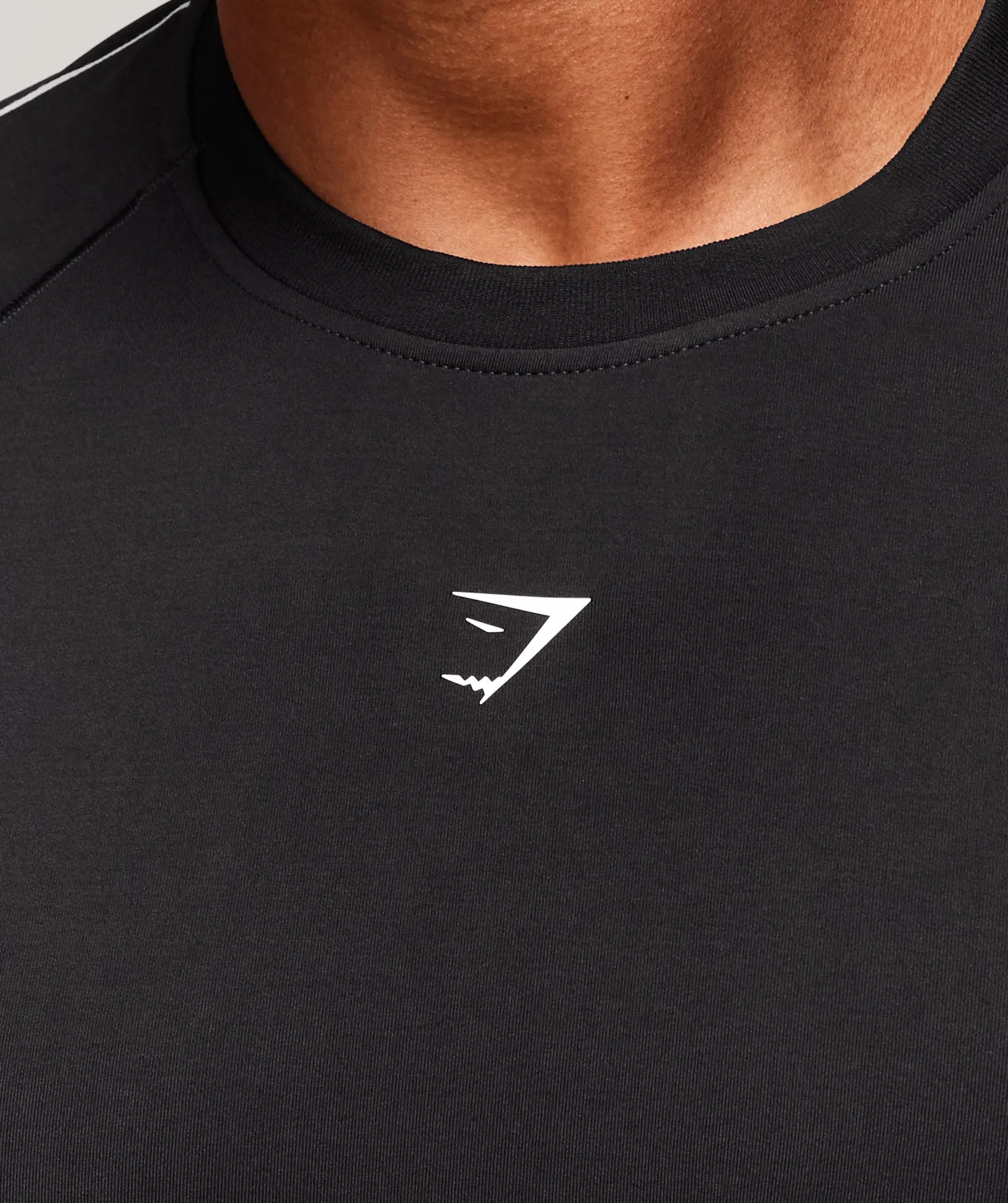 Gymshark Clean Contour Seamless T-Shirt - Black/White sold by Gymshark product image thumbnail 5