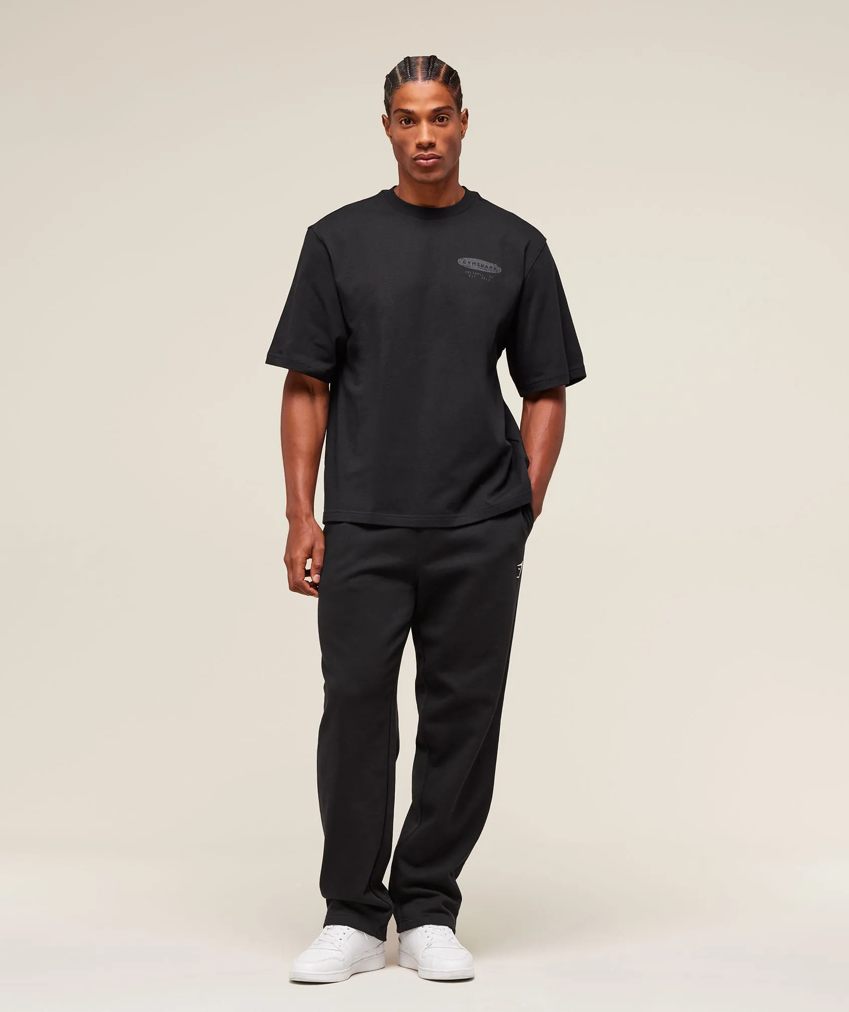 Gymshark For The Lifters Boxy T-Shirt - Black sold by Gymshark product image thumbnail 5