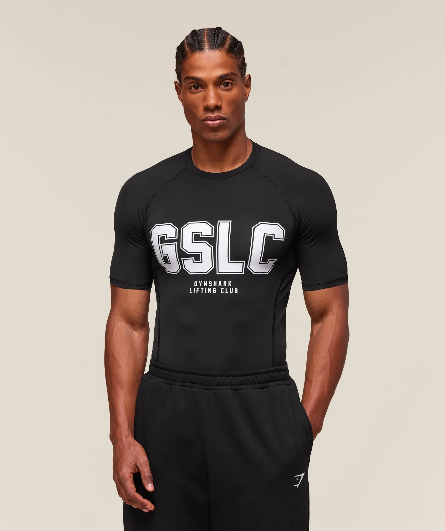 Gymshark GSLC Baselayer T-Shirt - Black sold by Gymshark