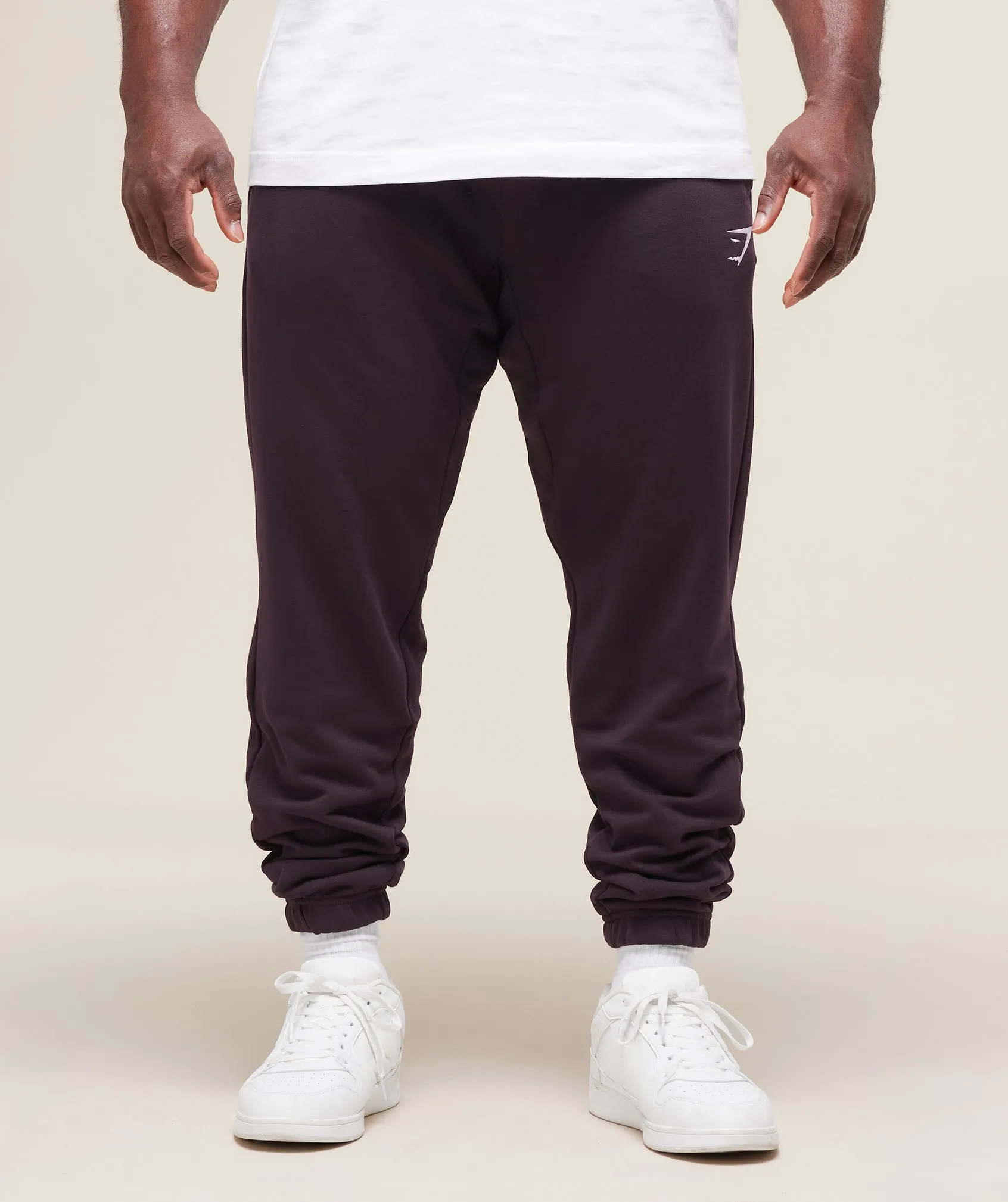 Gymshark Essential Oversized Joggers - Plum Brown sold by Gymshark