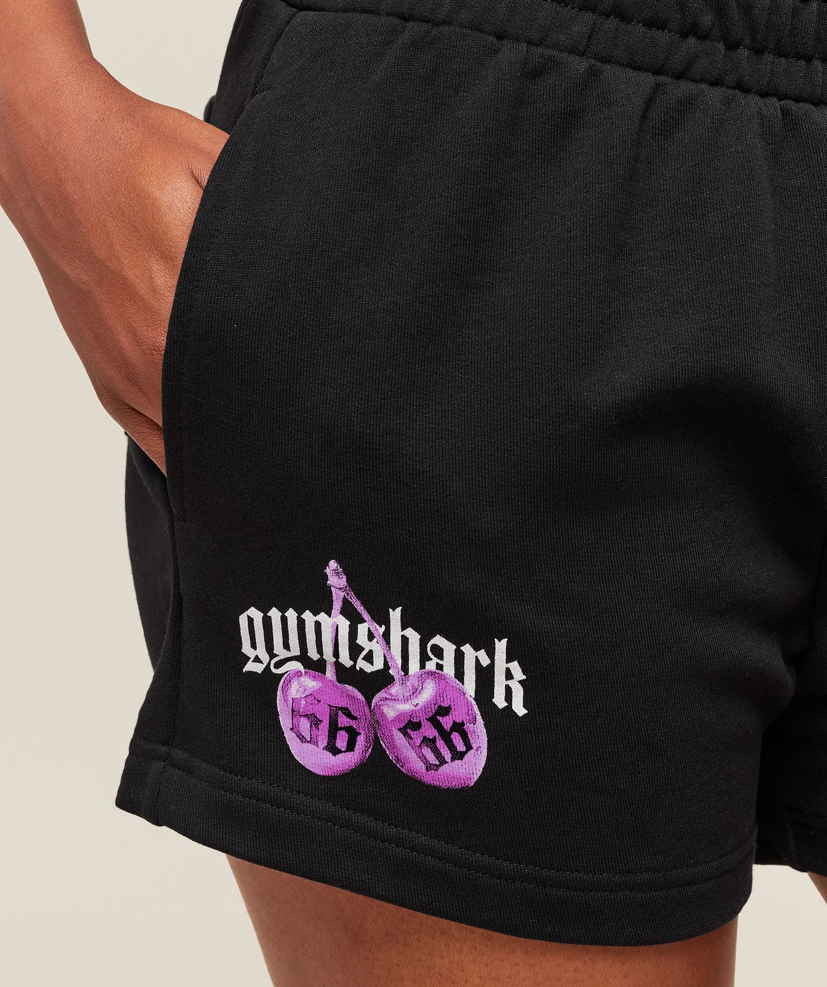 Gymshark Cherry Graphic Short - Black sold by Gymshark product image thumbnail 5