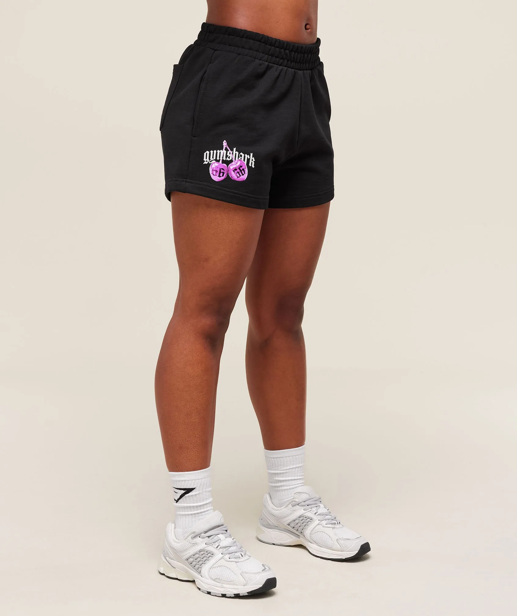Gymshark Cherry Graphic Short - Black sold by Gymshark product image thumbnail 4