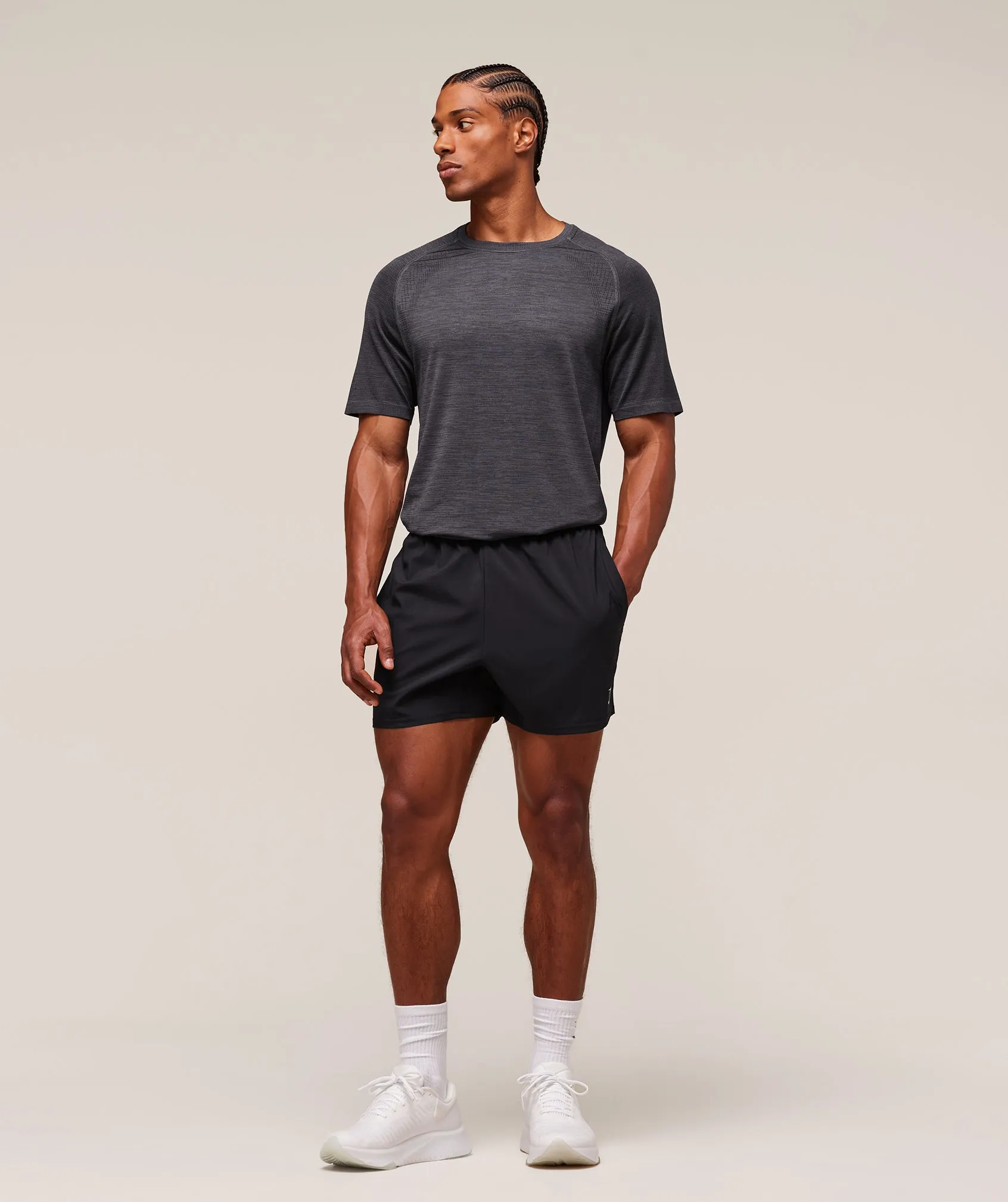 Gymshark Versatile Seamless T-Shirt - Dark Grey/Black sold by Gymshark product image thumbnail 3
