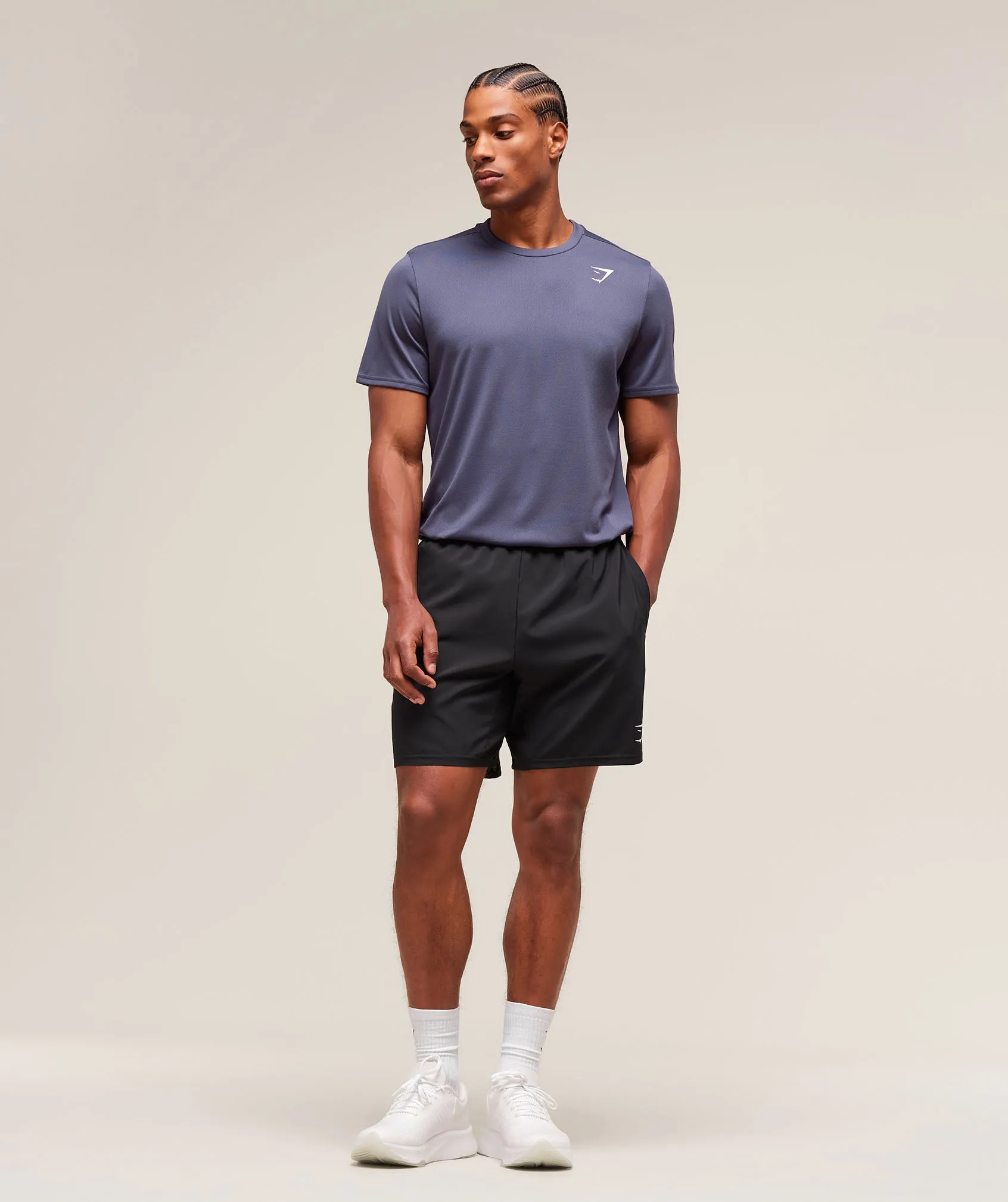 Gymshark Arrival Regular Fit T-Shirt - Weighted Purple sold by Gymshark product image thumbnail 3
