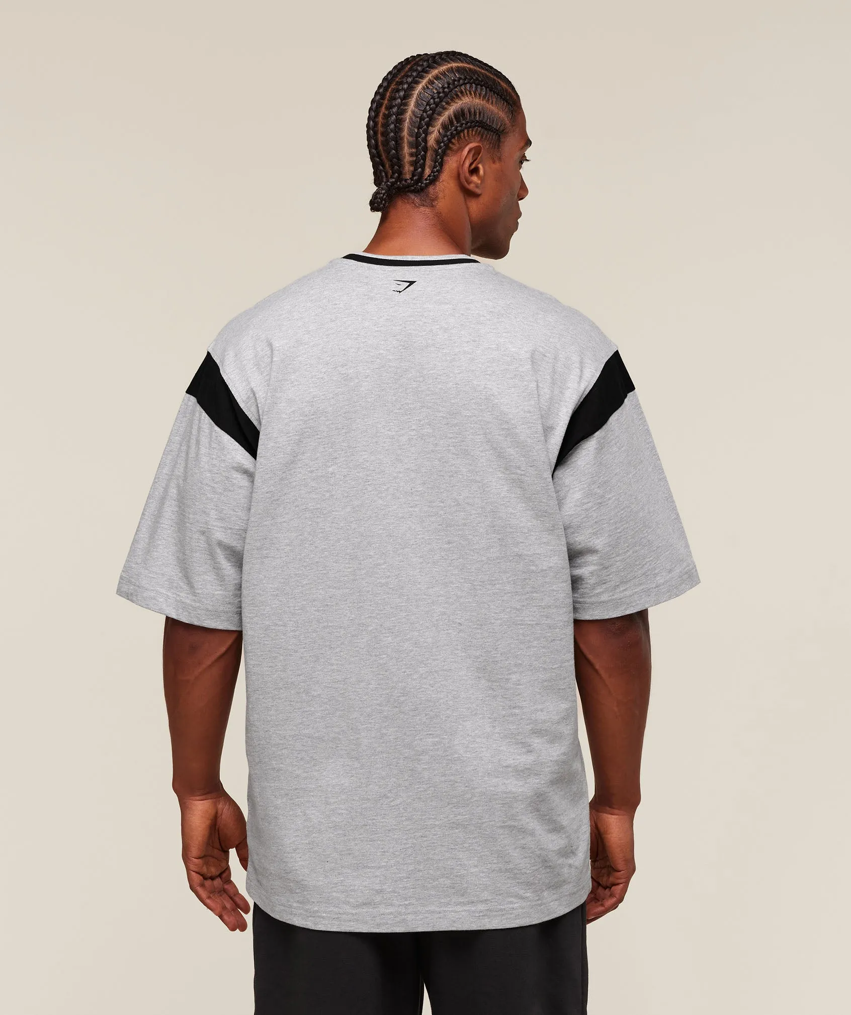 Gymshark GSLC Oversized T-Shirt - Light Grey Core Marl sold by Gymshark product image thumbnail 2