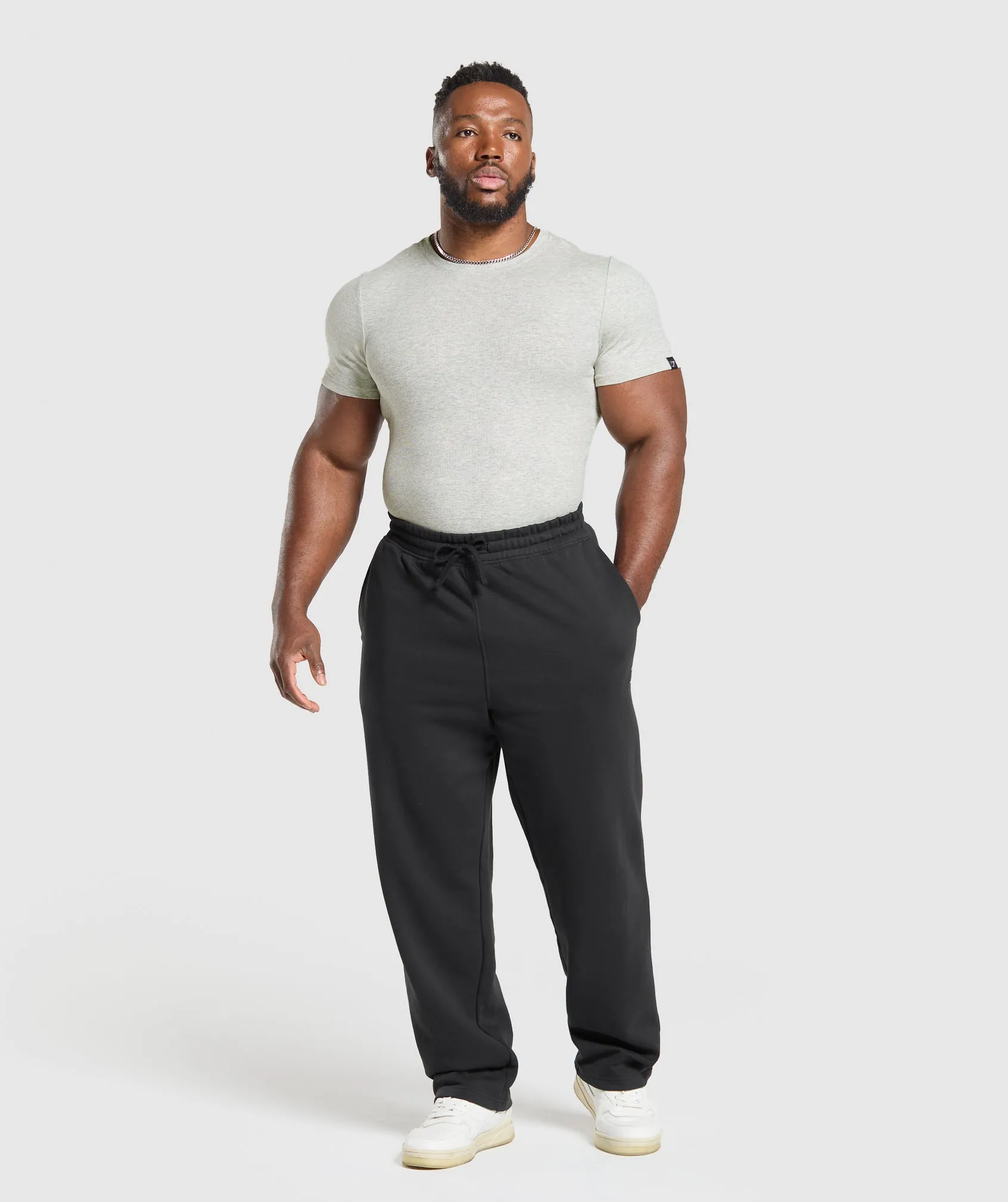 Gymshark Ribbed T-Shirt - Stone Grey Marl sold by Gymshark product image thumbnail 5