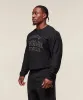 Gymshark Lightweight Slub Textured Lifting Authenticator OS LS T-shirt - Black sold by Gymshark