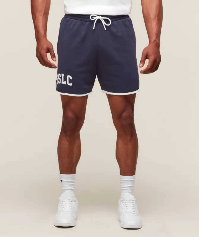 Gymshark GSLC Contrast 5" Shorts - Heavy Blue/Soft White sold by Gymshark