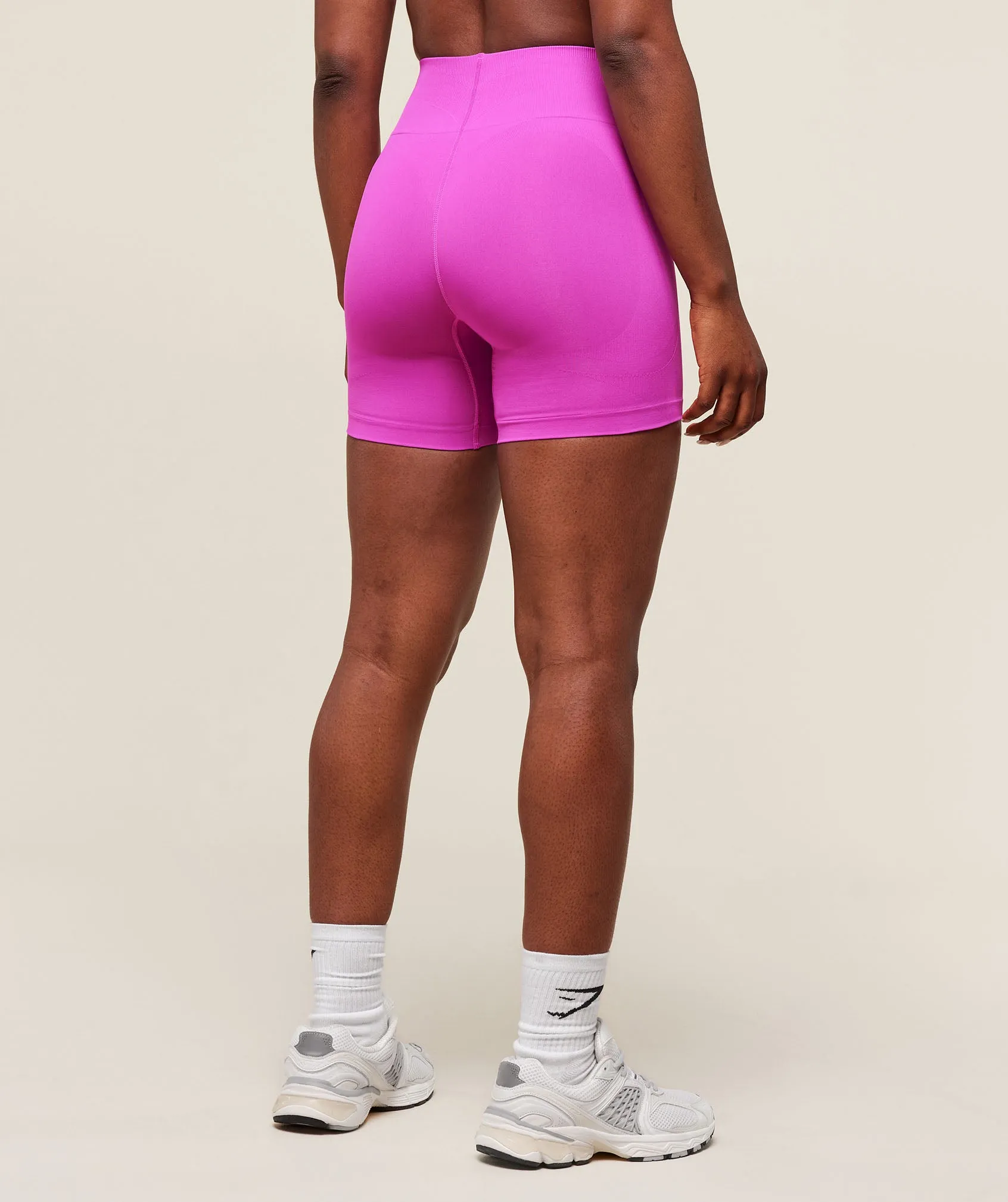 Gymshark Energised Seamless Shorts - Vibrant Pink sold by Gymshark product image thumbnail 2