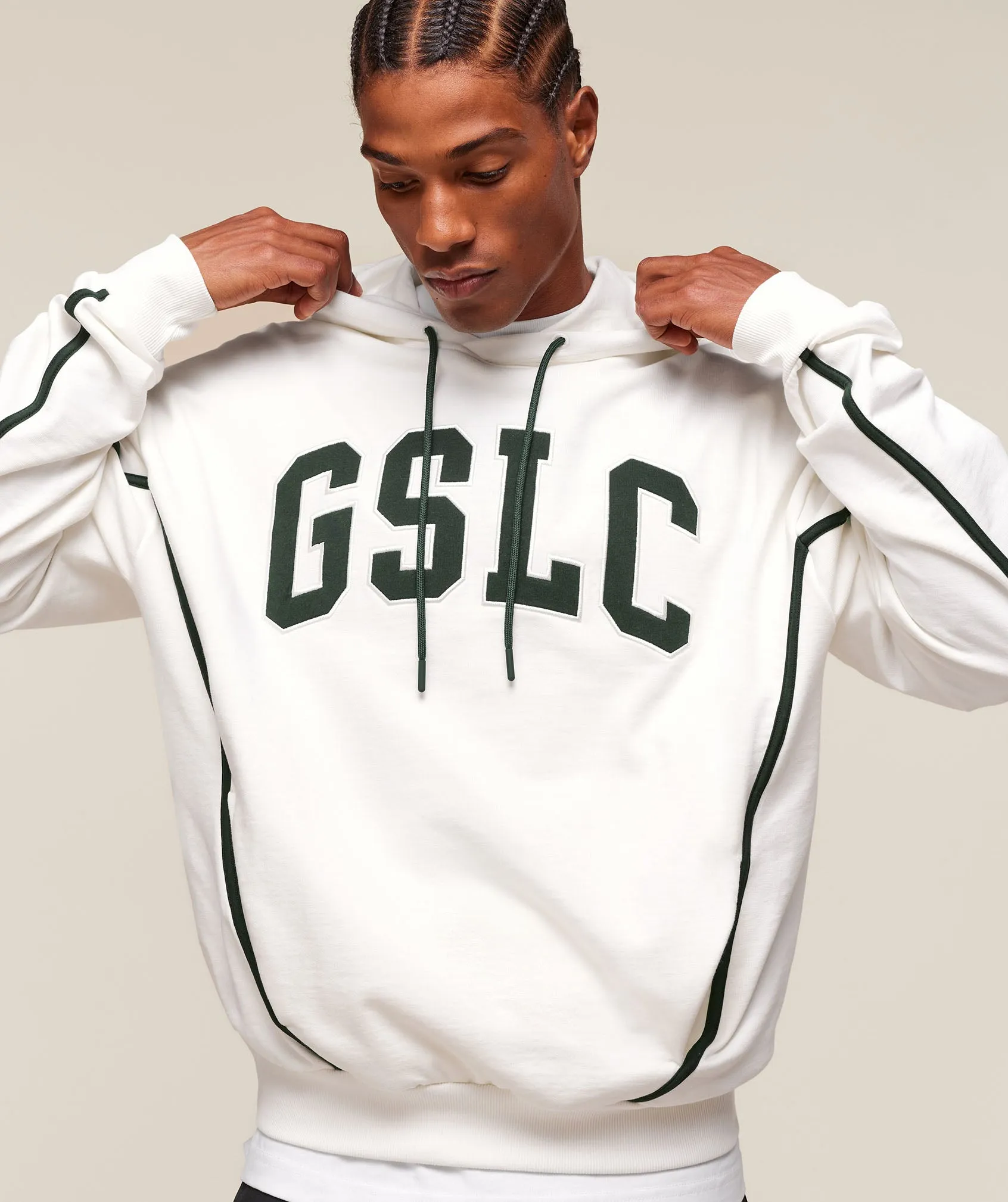 Gymshark GSLC Hoodie - Soft White sold by Gymshark product image thumbnail 4