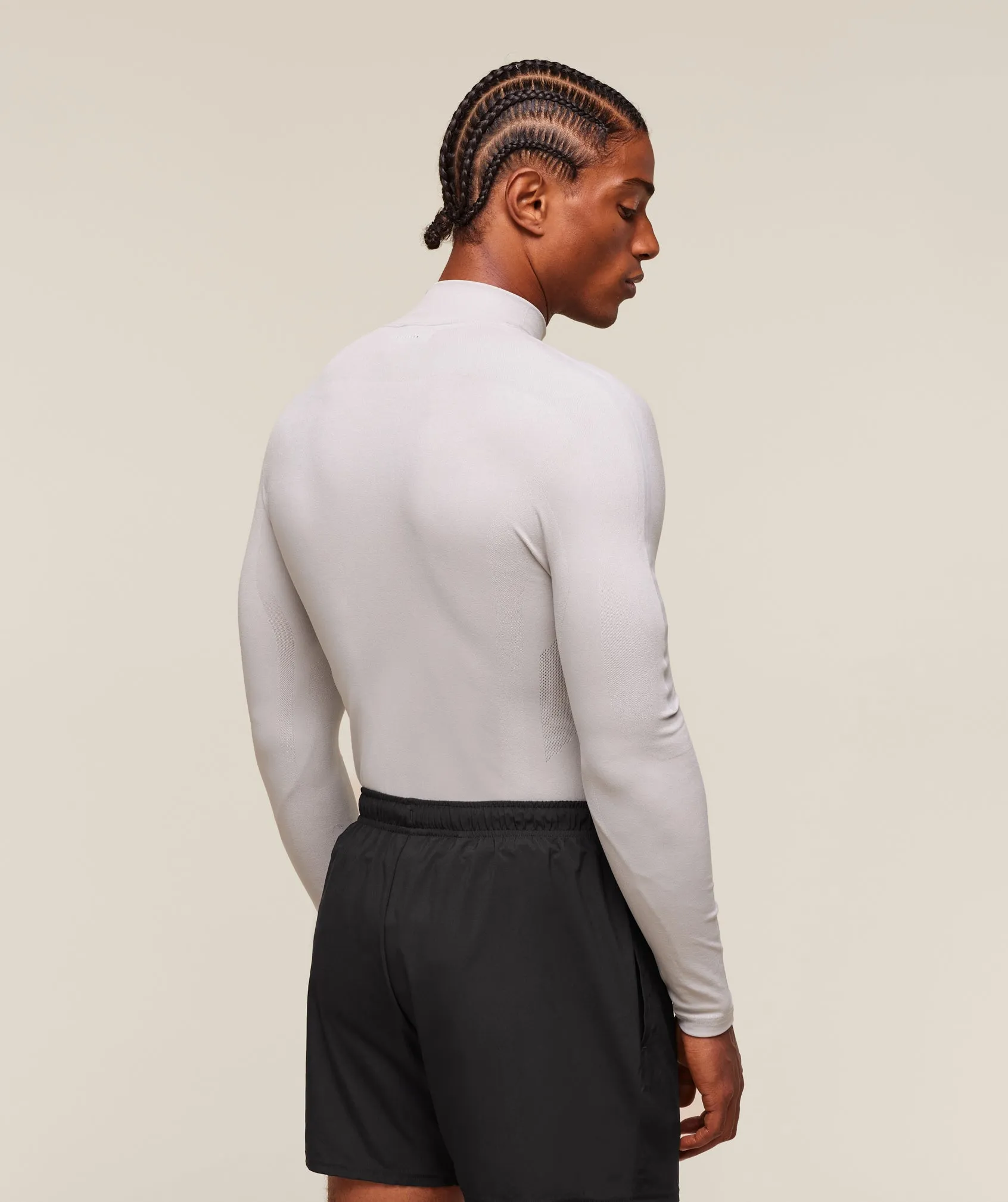 Gymshark everywear Warp Knit 1/4 Zip - Tame Grey sold by Gymshark product image thumbnail 2