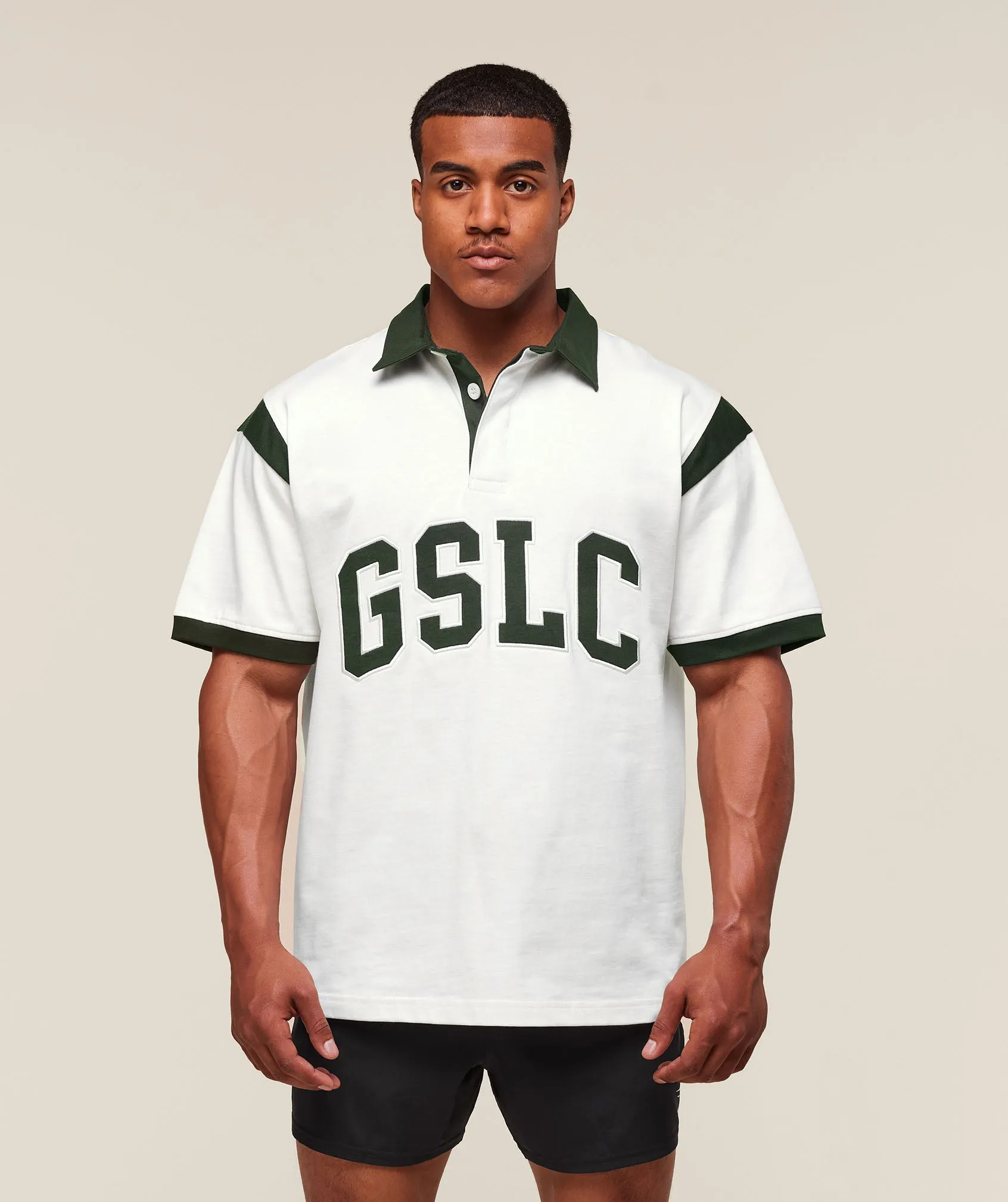 RUFFLOG RW SHORT POLO SHIRT ホワイト　S Basic Short L/S POLO WHITE – RUFFLOG
