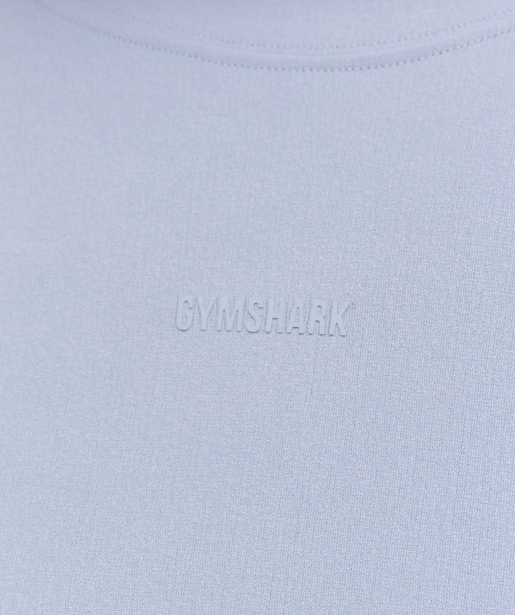 Gymshark everywear Warp Knit LS T-Shirt - Pale Blue sold by Gymshark product image thumbnail 5
