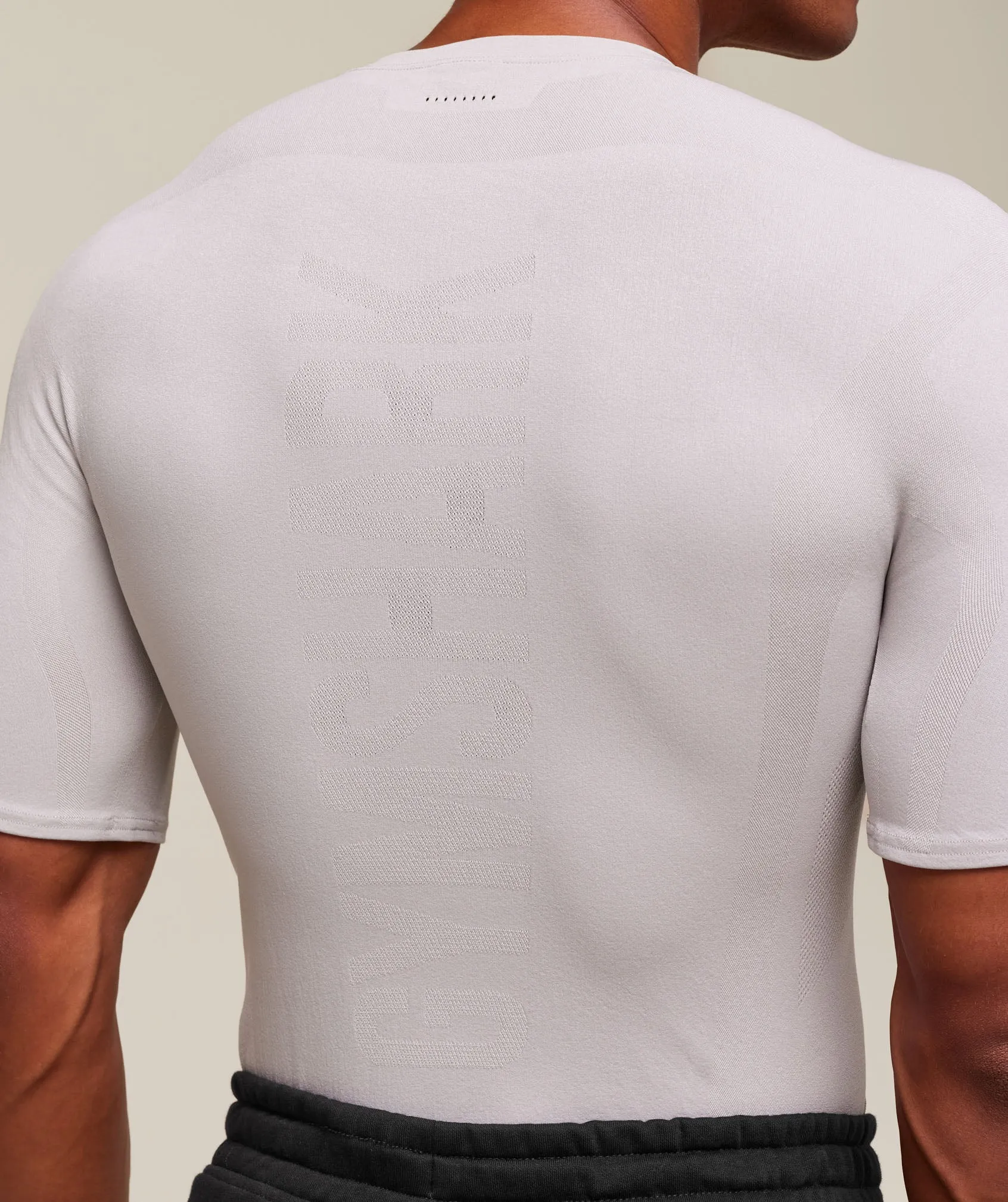 Gymshark everywear Warp Knit T-Shirt - Tame Grey sold by Gymshark product image thumbnail 4